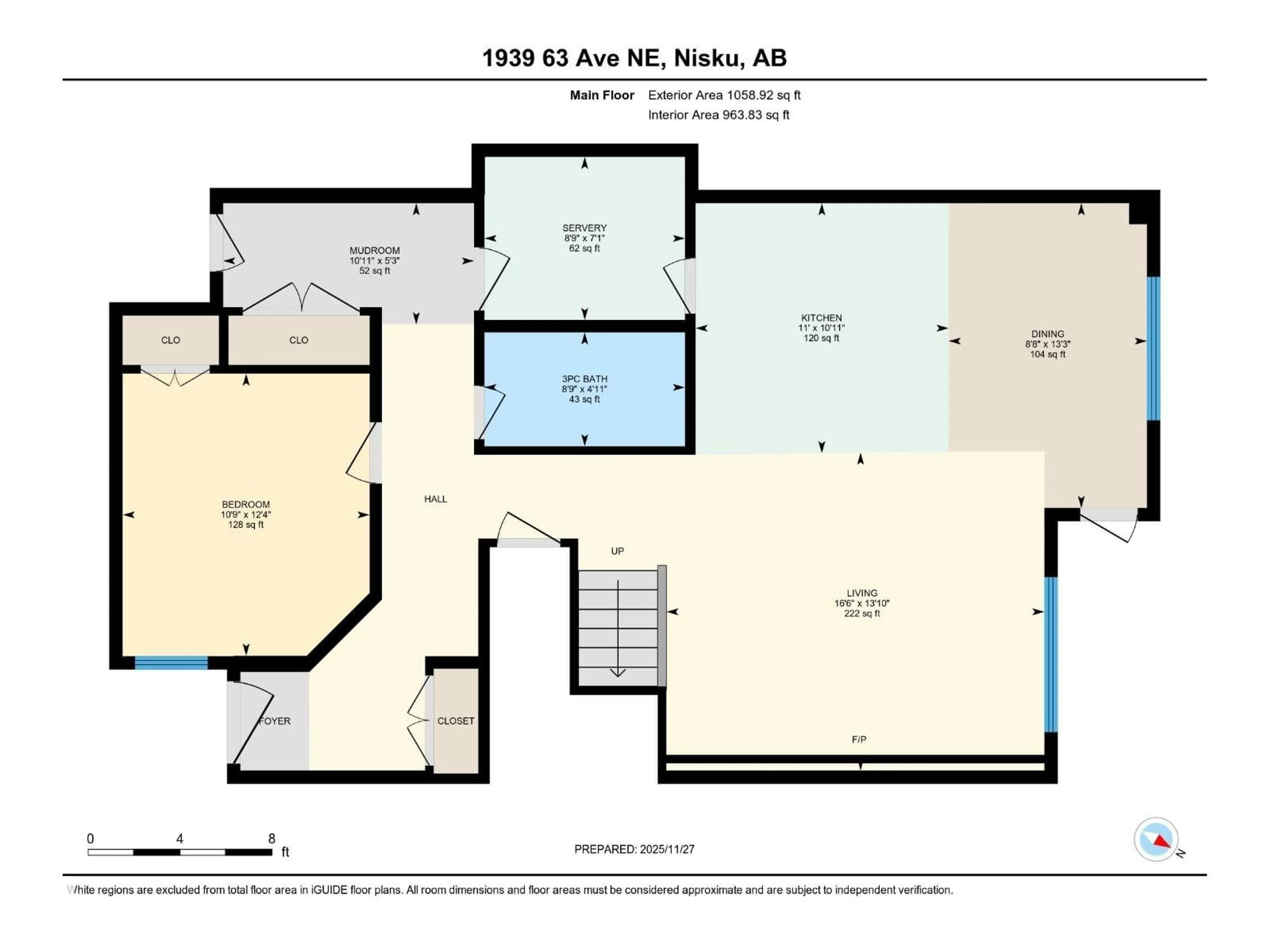 Floor plan for 1939 63 AV, Rural Leduc County Alberta T4X3C9