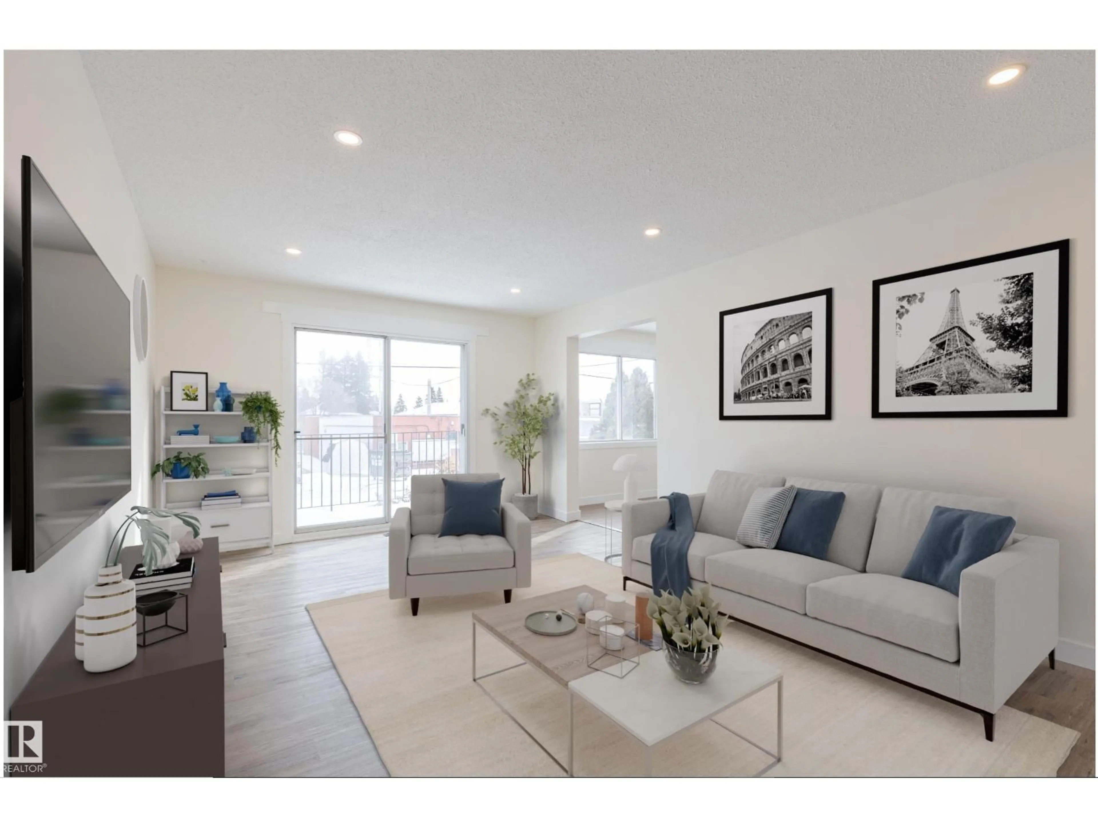 Living room with furniture, unknown for 10139 80 ST, Edmonton Alberta T6A3H9