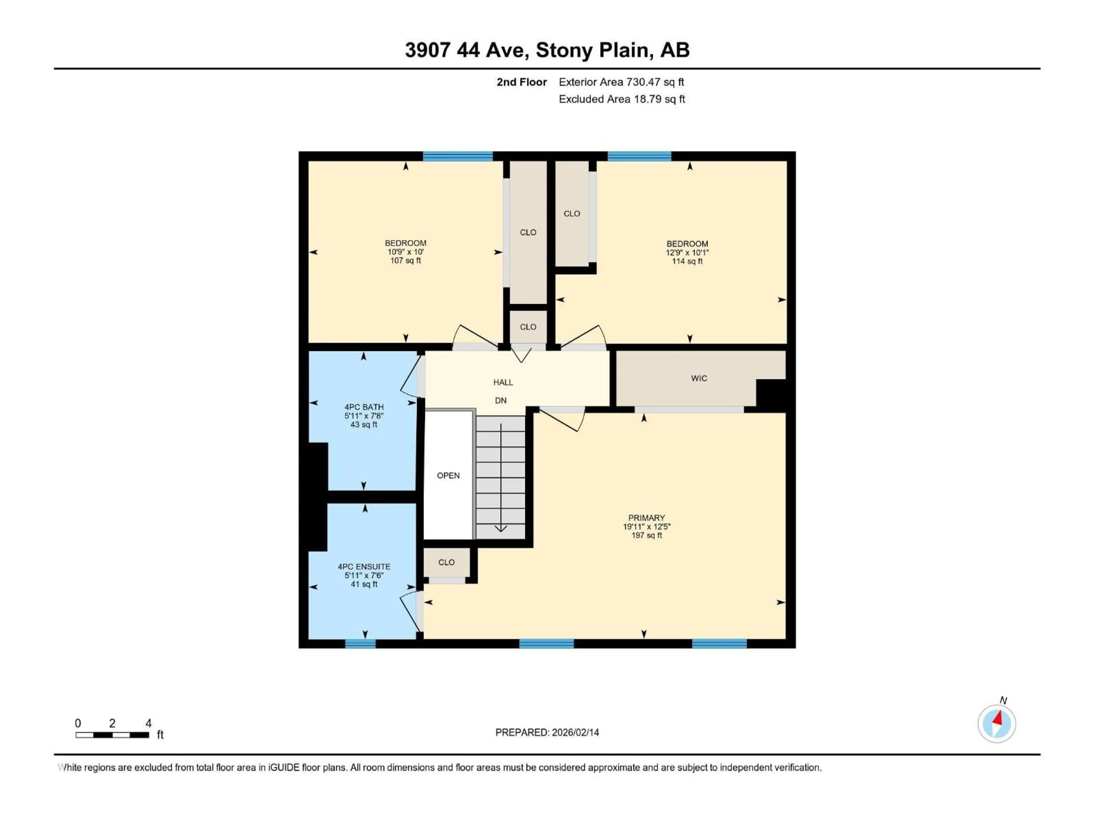 Floor plan for 3907 44 AV, Stony Plain Alberta T7Z1K8