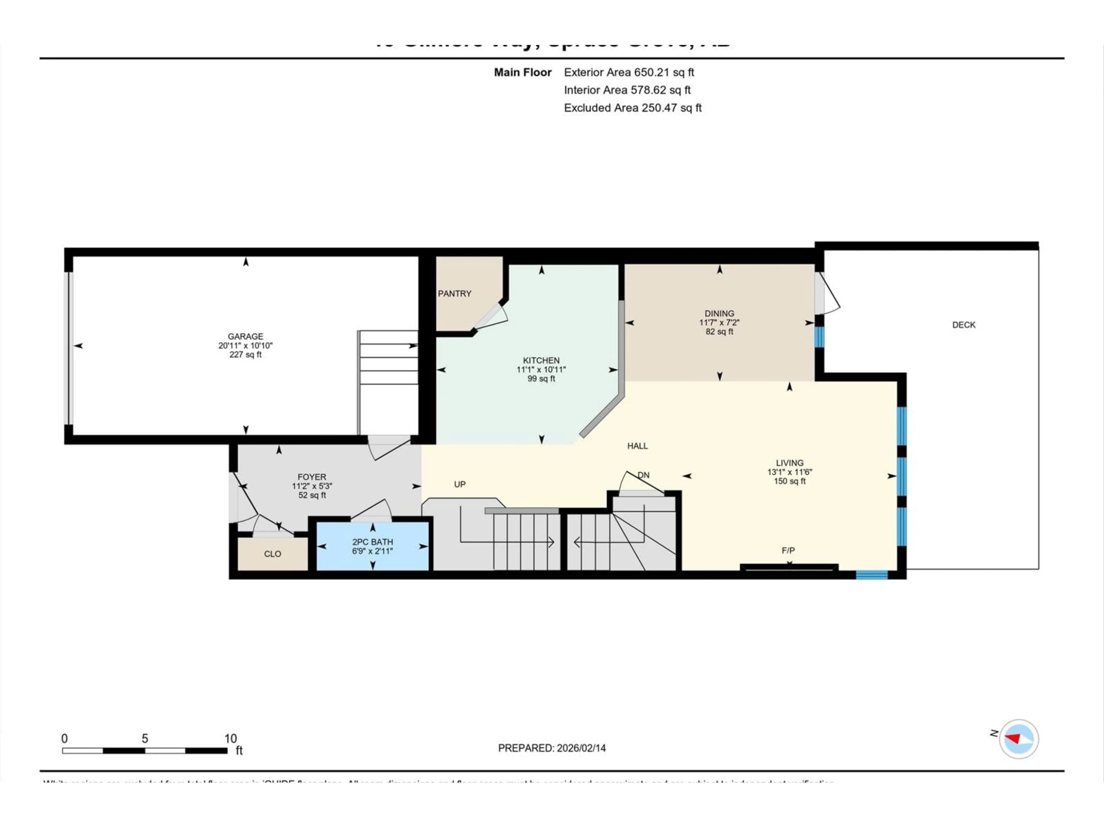 Floor plan for 19 GILMORE WY, Spruce Grove Alberta T7X0M3