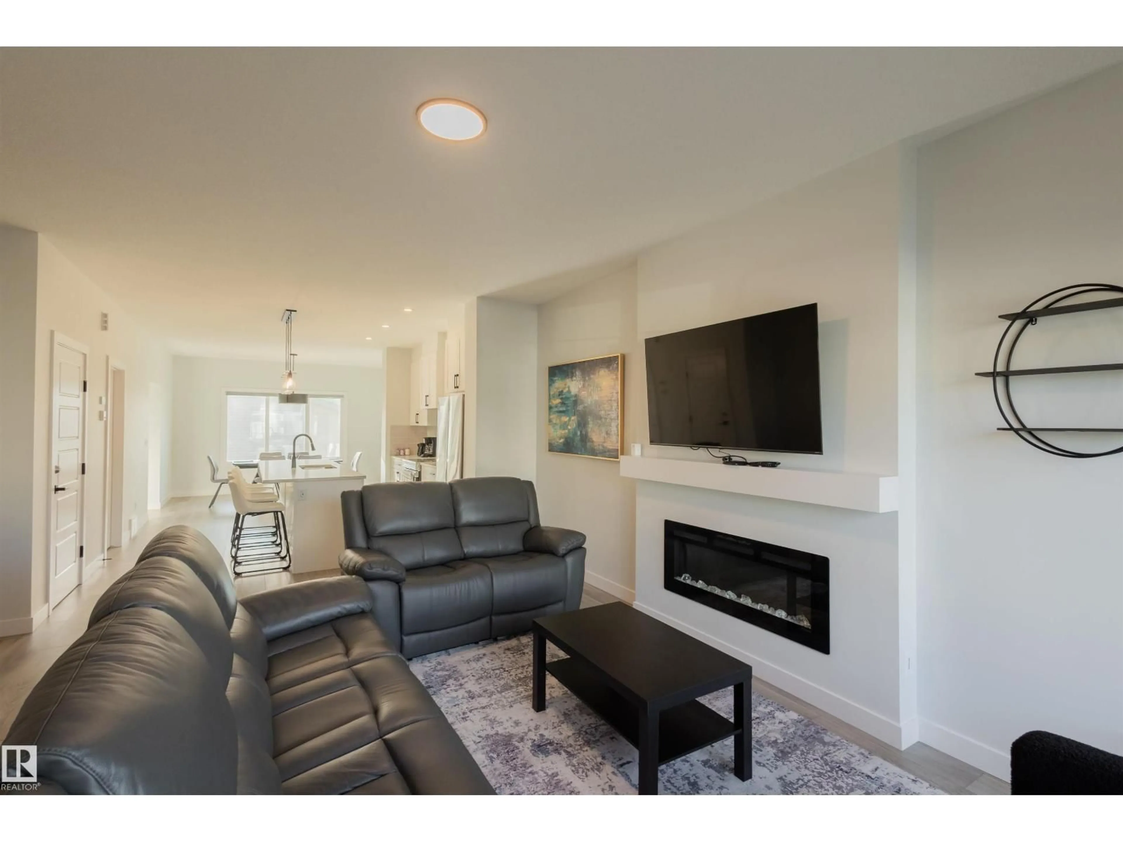 Living room with furniture, unknown for 22519 88 AV, Edmonton Alberta T5T7H8