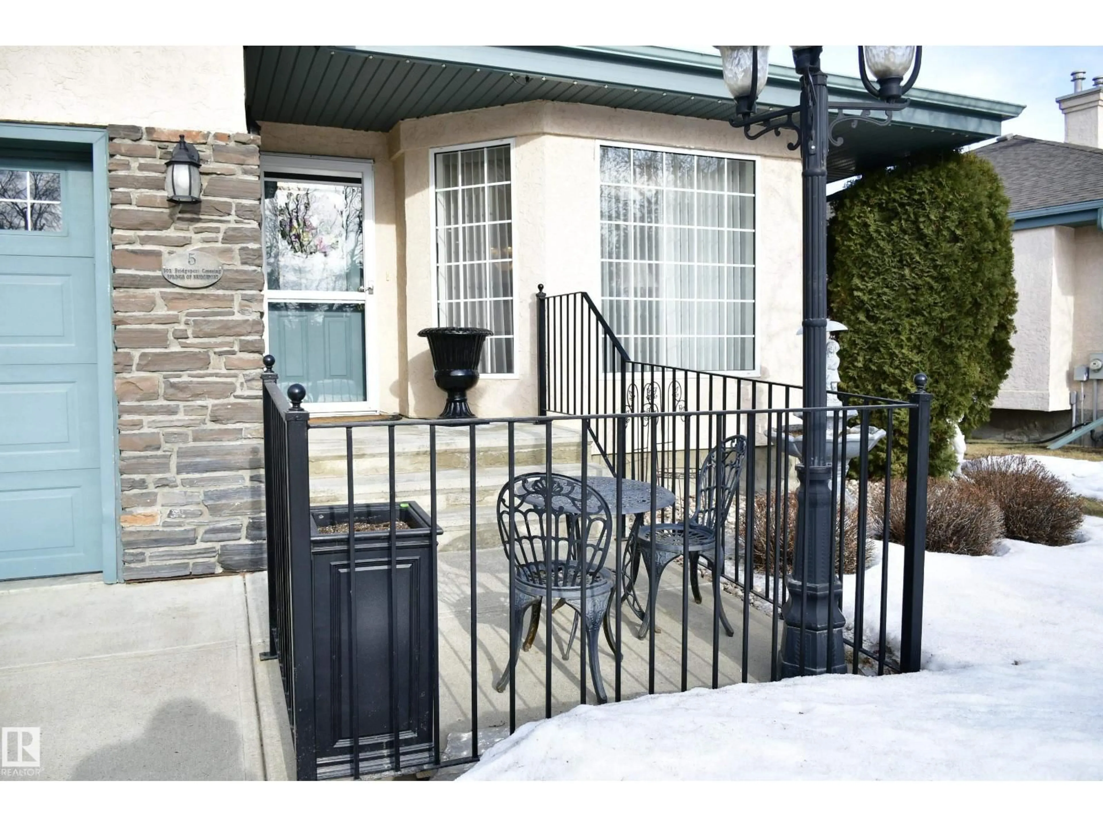 Patio, street for 5 - 102 BRIDGEPORT CX, Leduc Alberta T9E8K8
