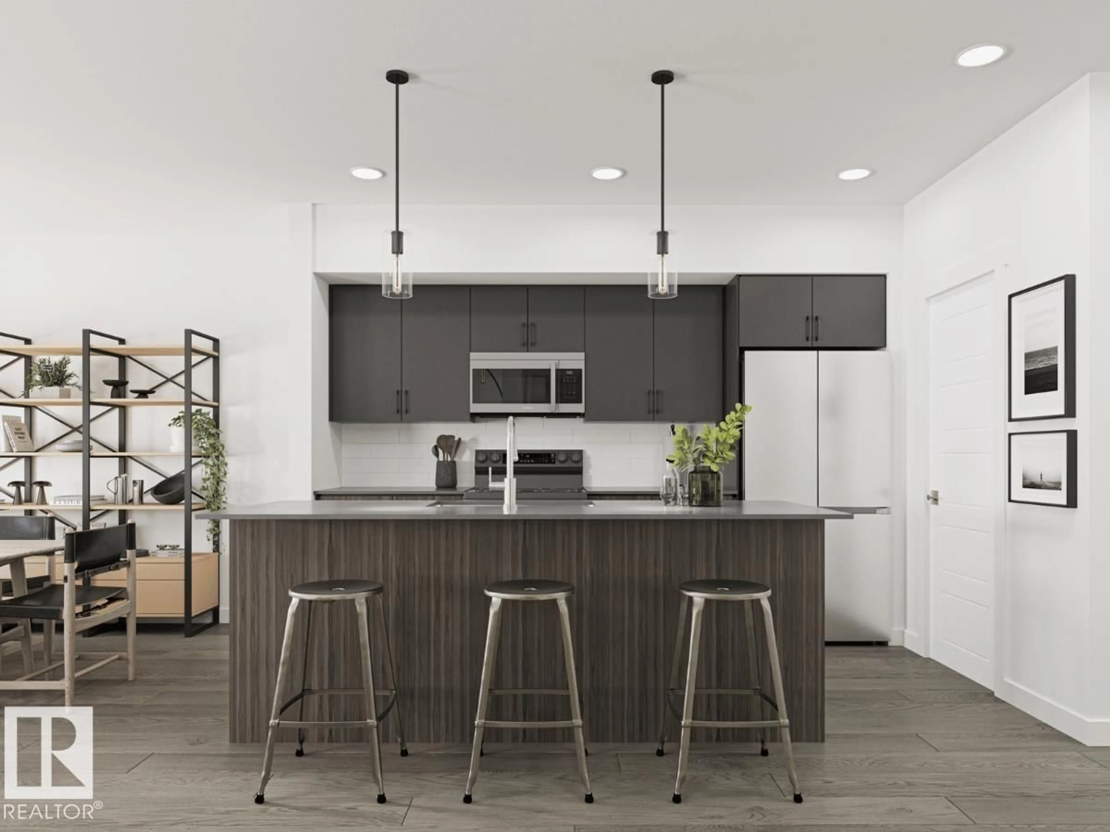 Contemporary kitchen, unknown for NE - 17720 7 ST, Edmonton Alberta T5Y4K3