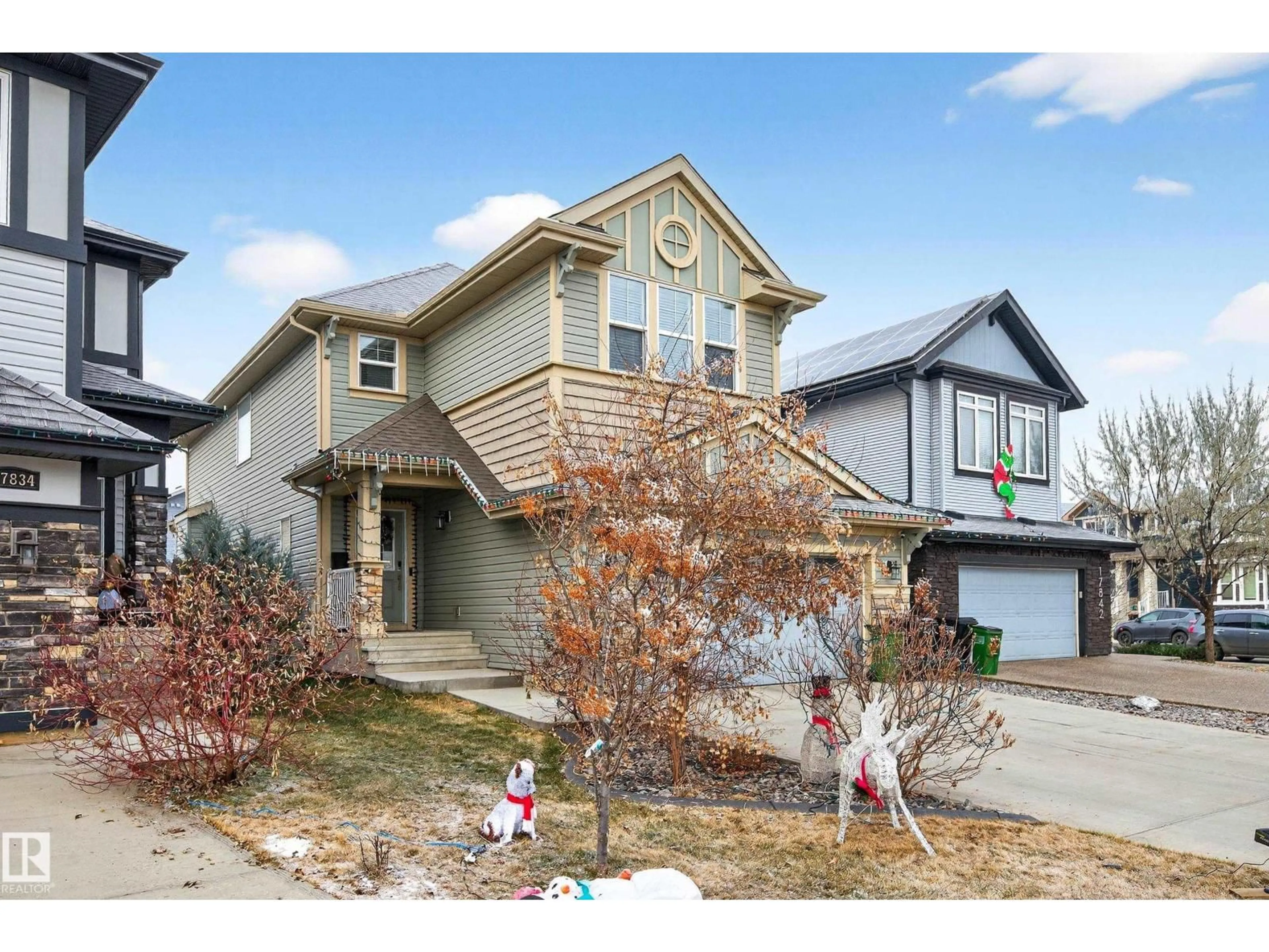 Home with vinyl exterior material, street for NW - 17838 60A ST, Edmonton Alberta T5Y3T2