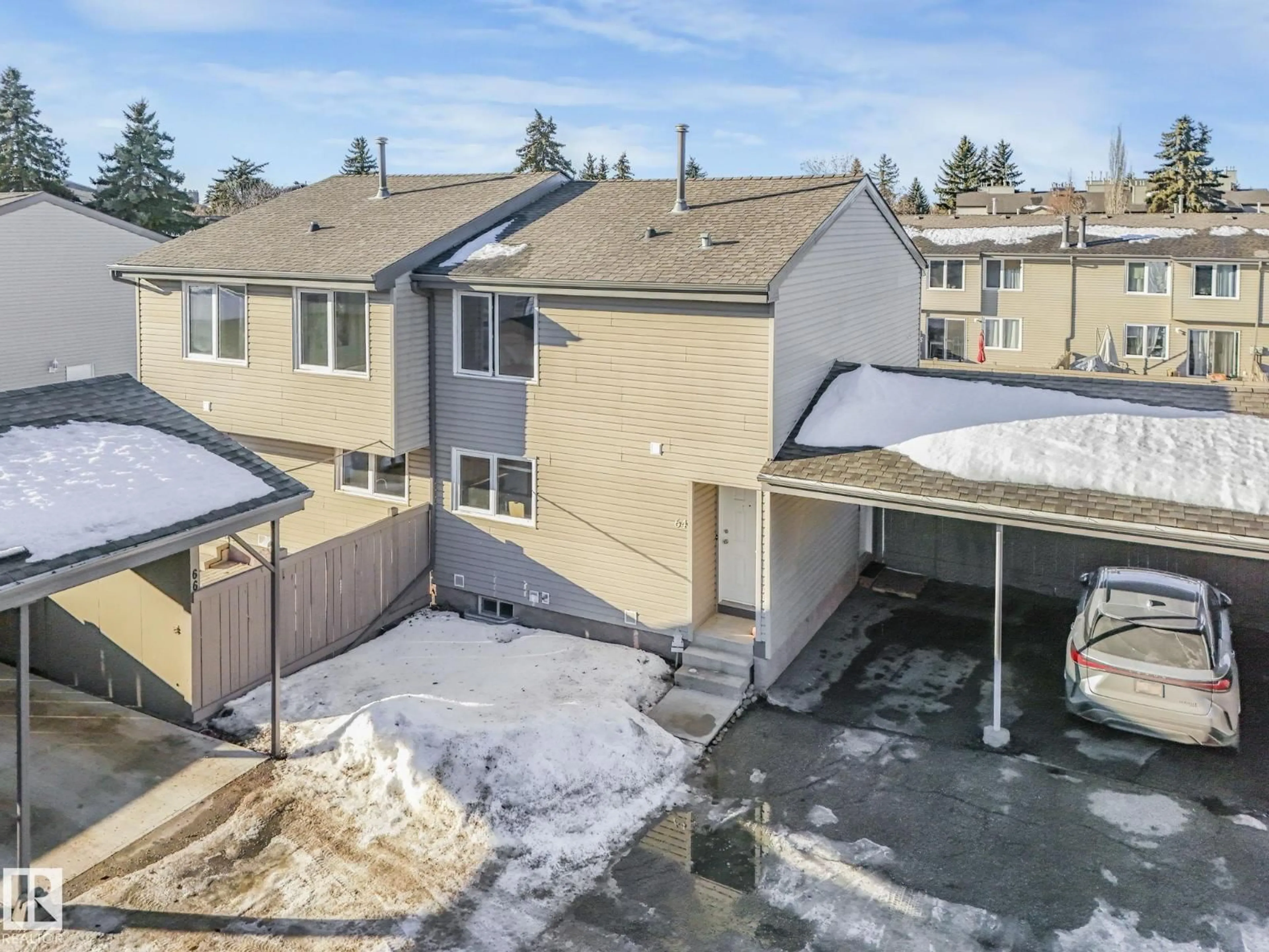 A pic from outside/outdoor area/front of a property/back of a property/a pic from drone, street for 64 AKINSDALE GD, St. Albert Alberta T8N2W9