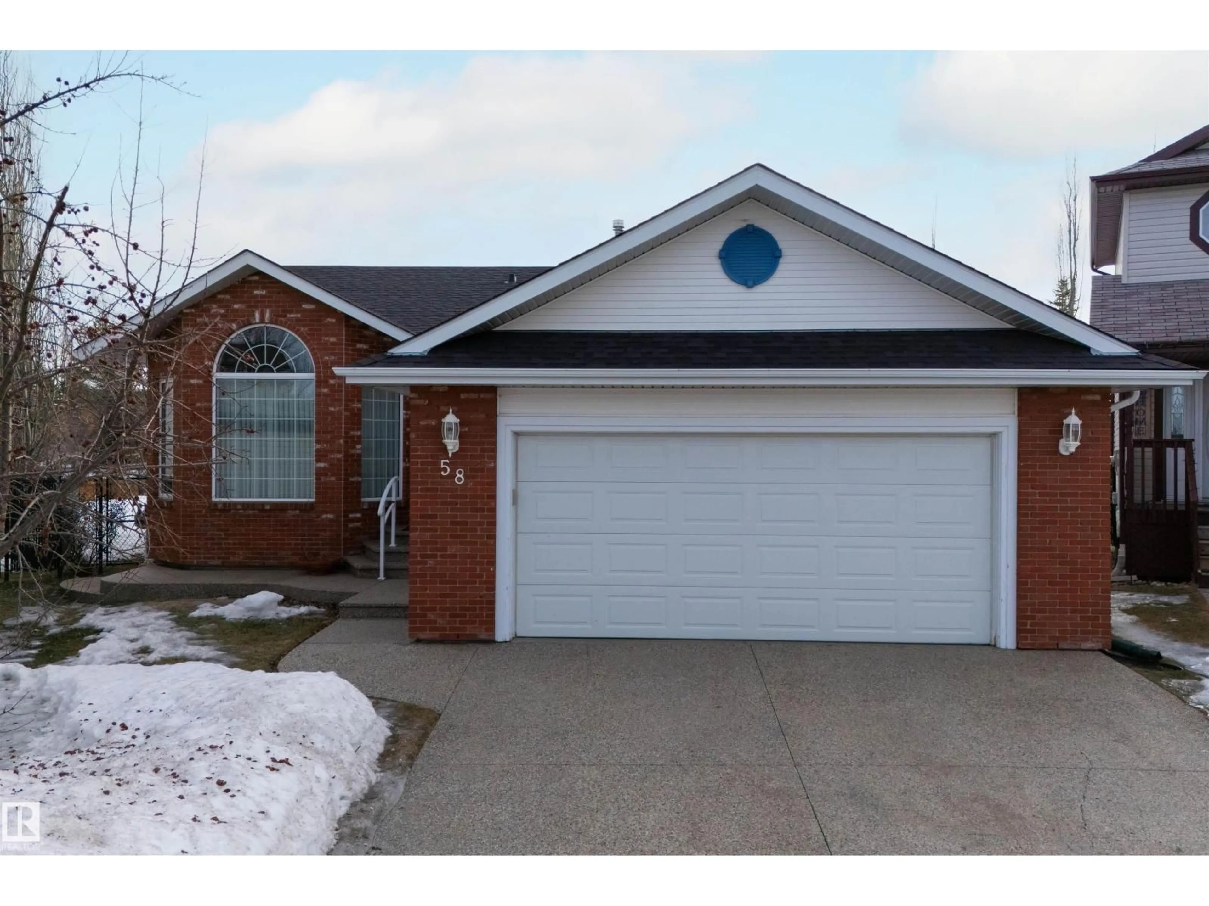 Home with brick exterior material, street for 58 FOXBORO GROVE, Sherwood Park Alberta T8A6K6