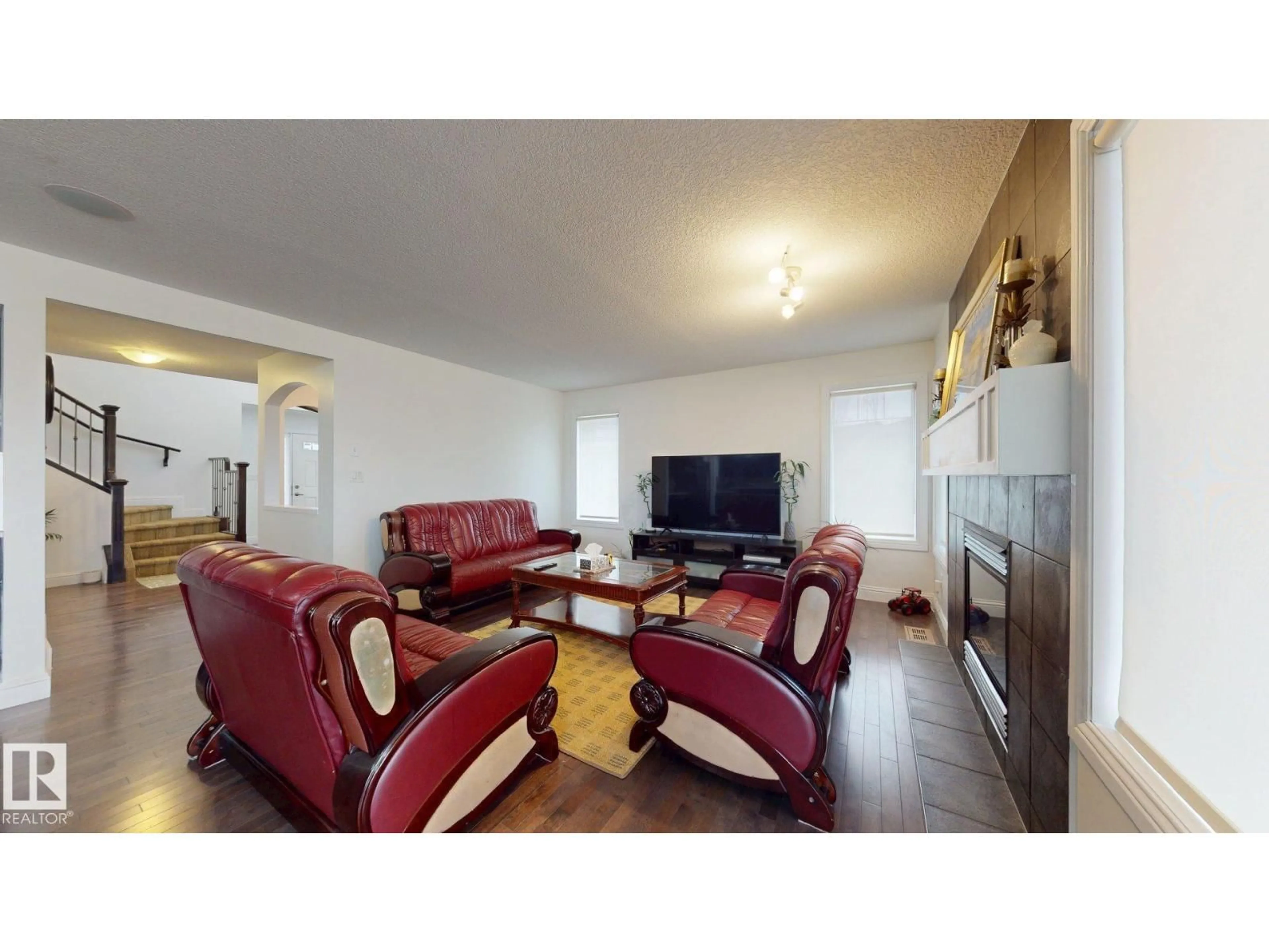 Living room with furniture, unknown for SW - 5440 1A AV, Edmonton Alberta T6X0L2