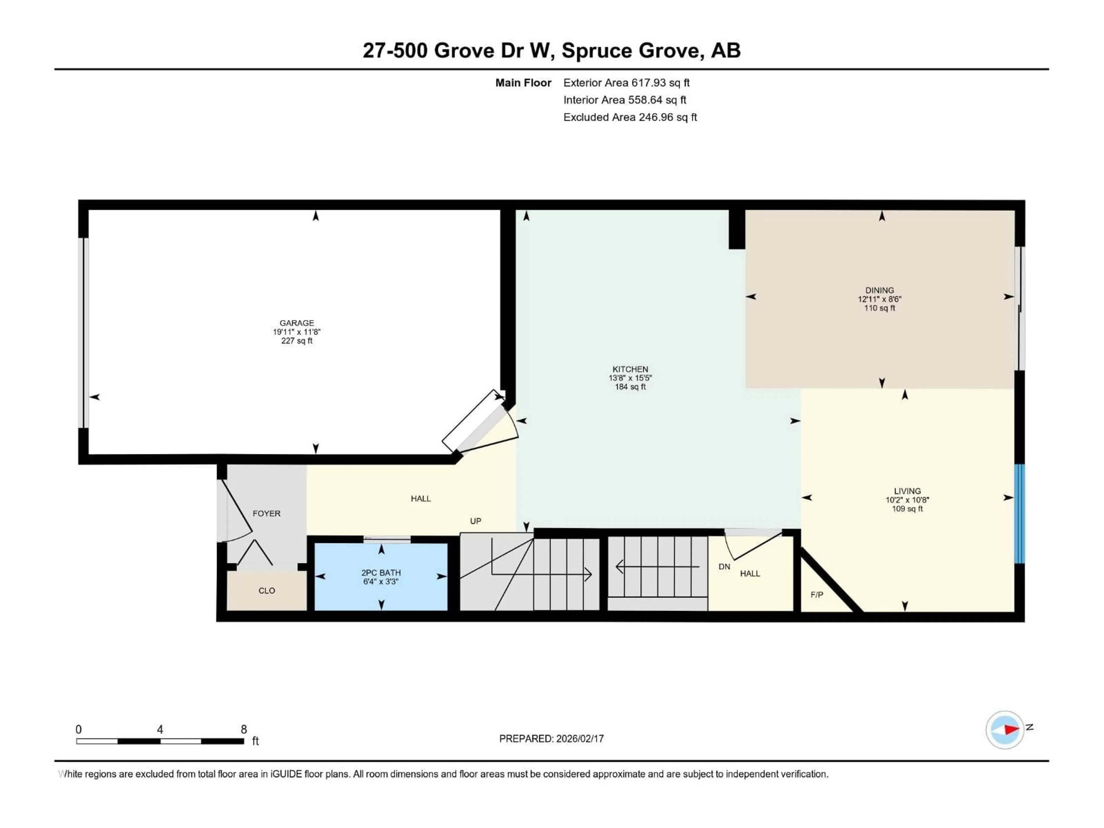 Floor plan for 500 - 27 GROVE DR, Spruce Grove Alberta T7X0P6