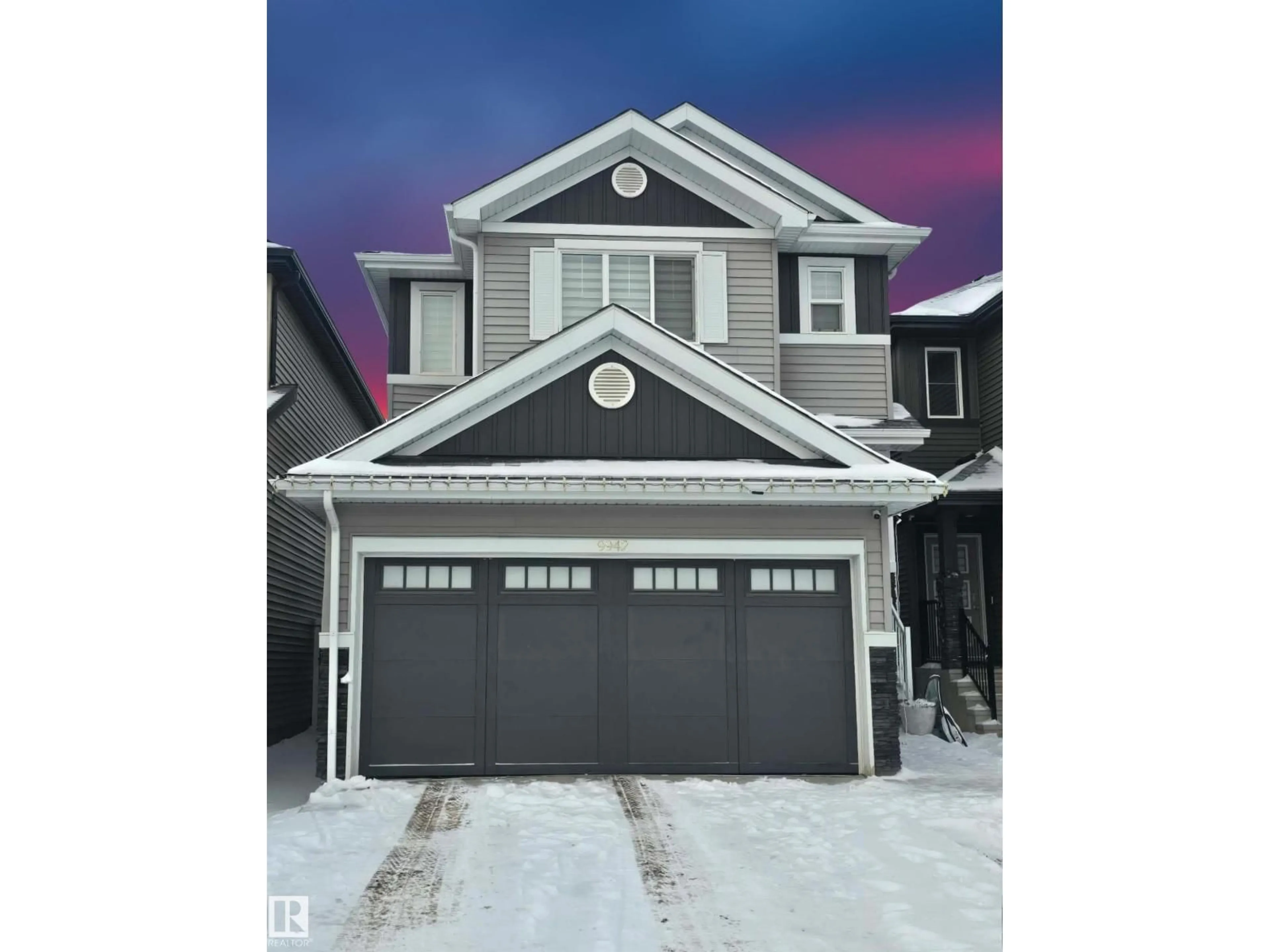 Home with vinyl exterior material, street for NW - 9942 222A ST, Edmonton Alberta T5T7L7