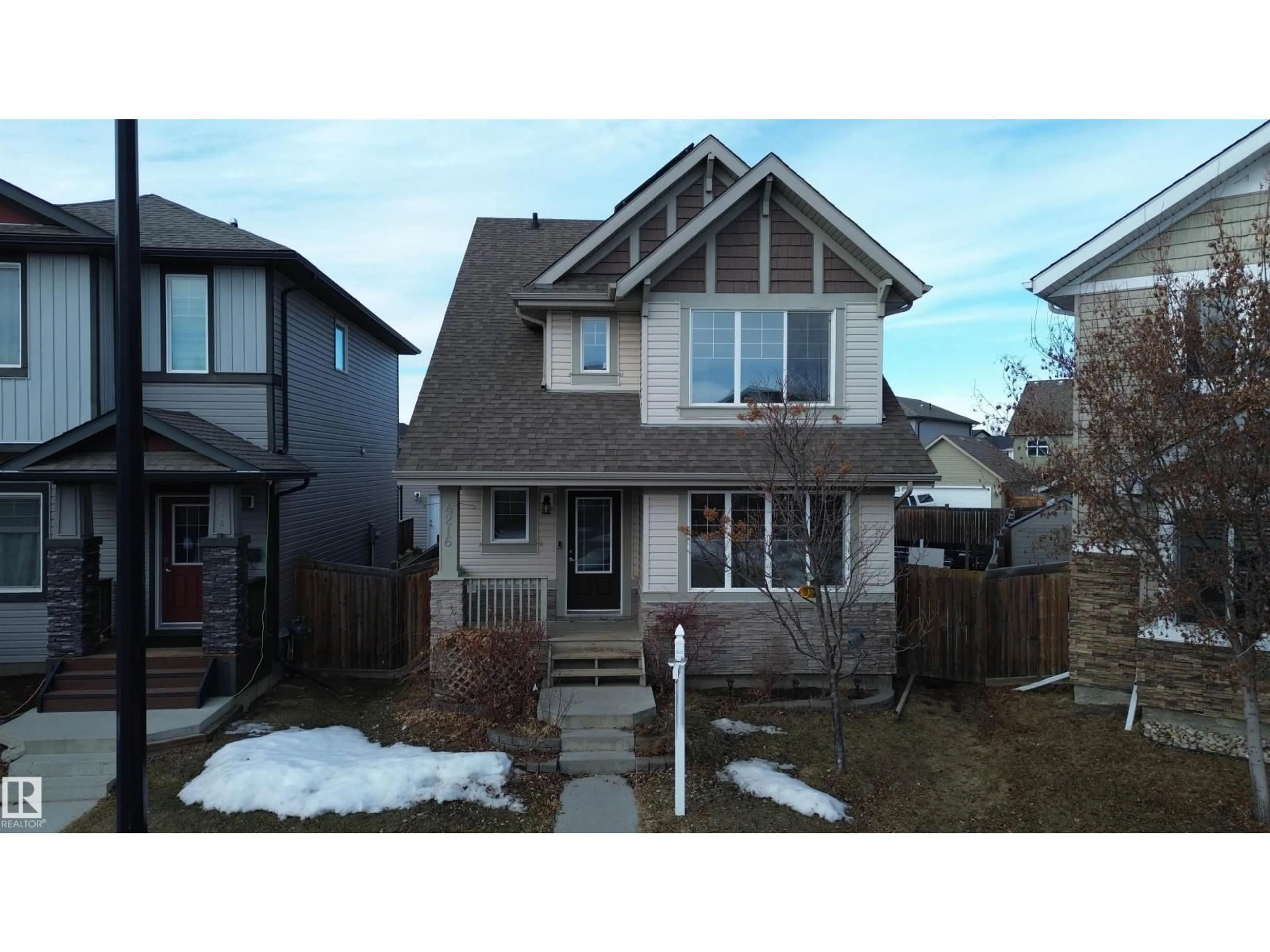 Home with vinyl exterior material, street for SW - 4216 ALEXANDER BAY BA, Edmonton Alberta T6W2C8