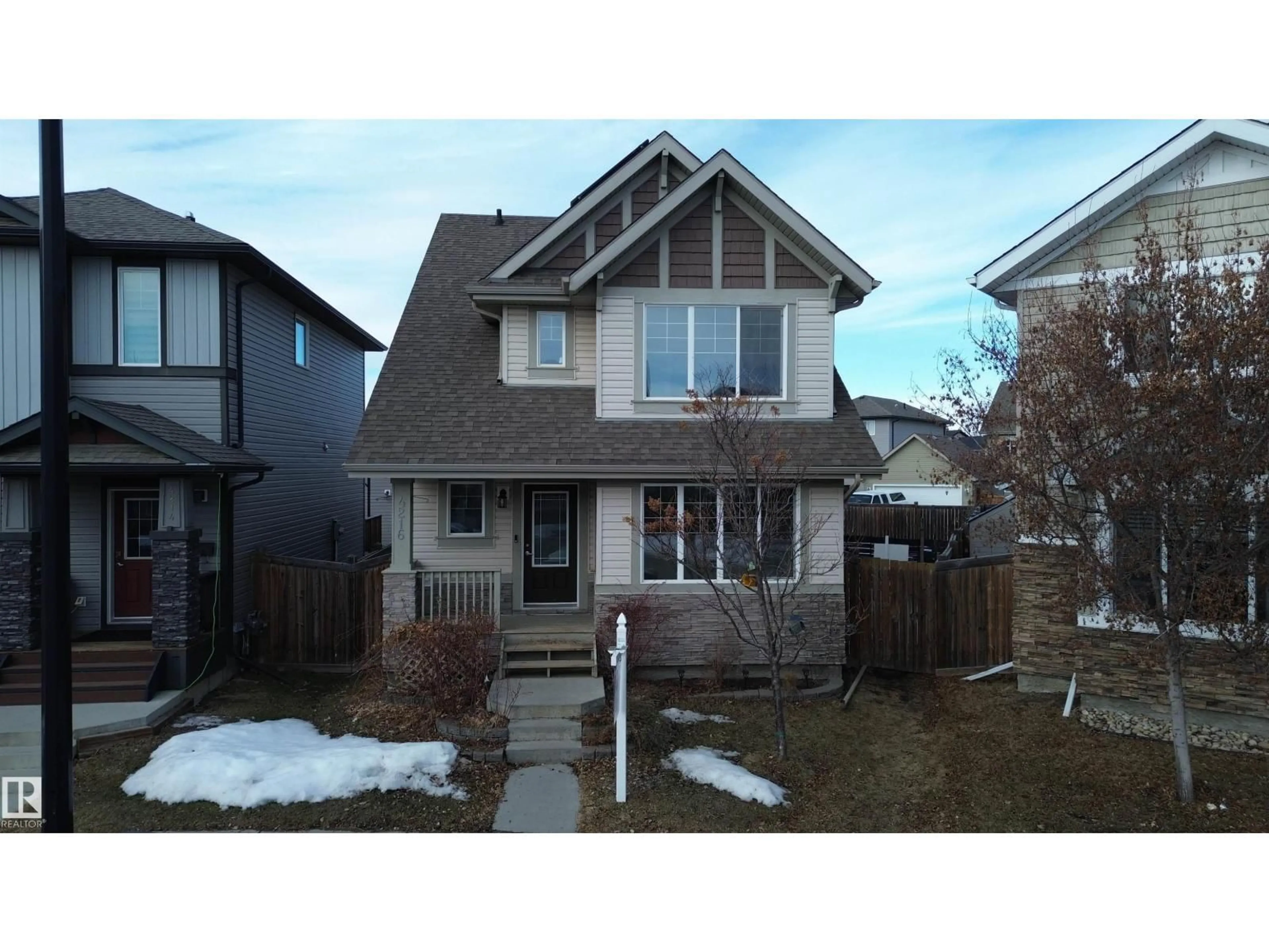 Home with vinyl exterior material, street for SW - 4216 ALEXANDER BAY BA, Edmonton Alberta T6W2C8
