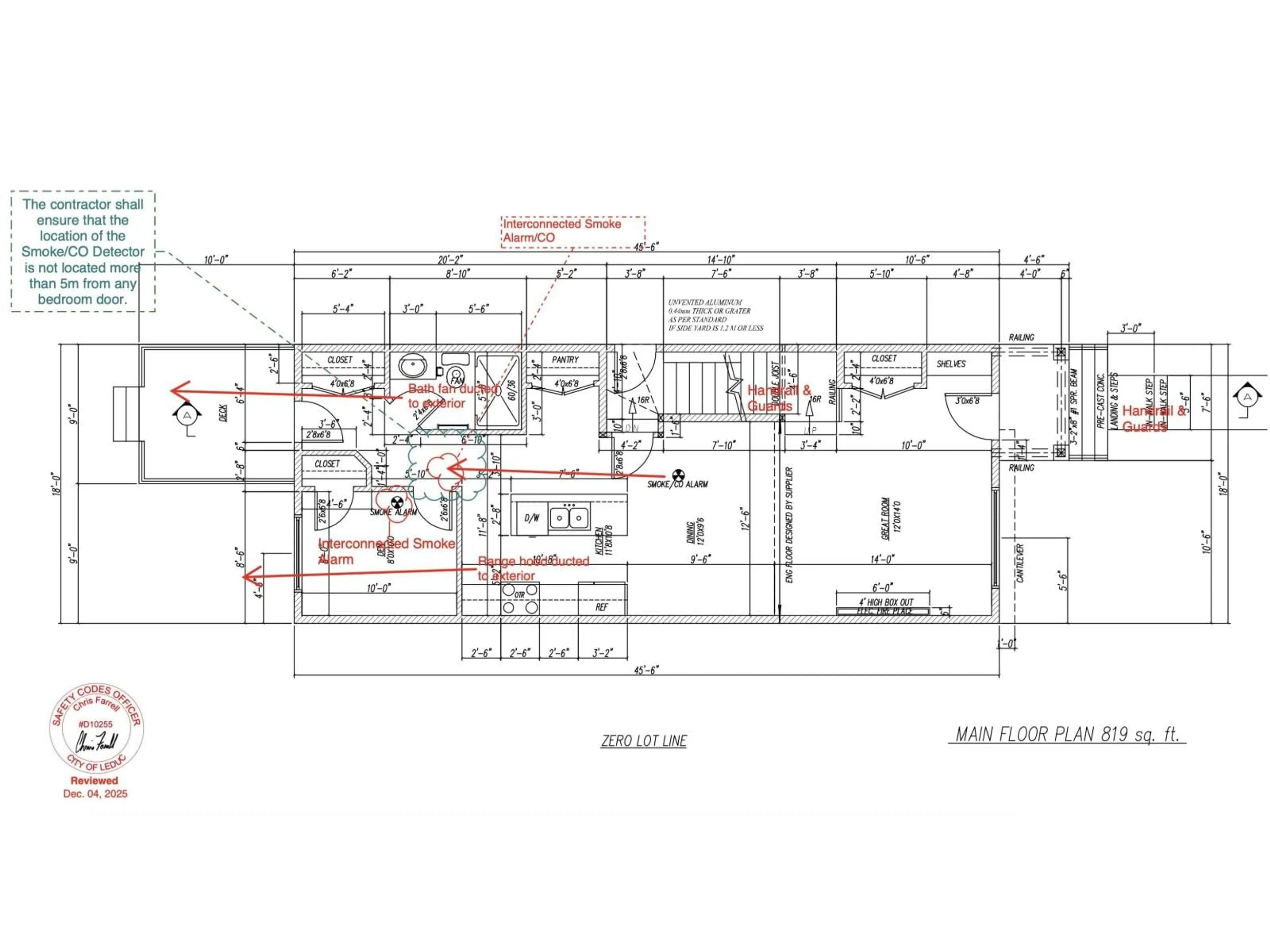Floor plan for 426 CRYSTAL CREEK LI, Leduc Alberta T9E0X5
