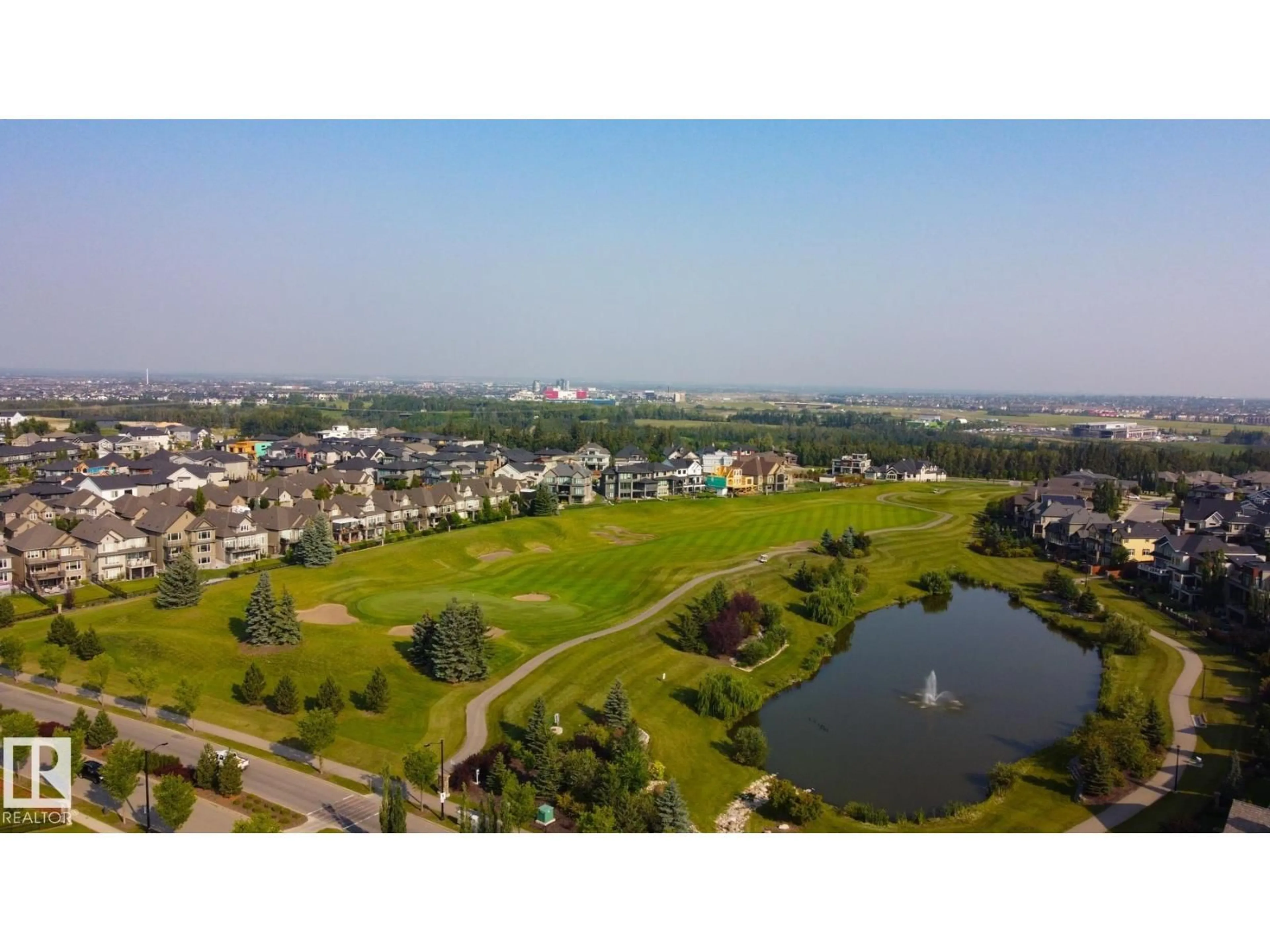 A pic from outside/outdoor area/front of a property/back of a property/a pic from drone, water/lake/river/ocean view for 1025 HUCKELL PL, Edmonton Alberta T6W3B7