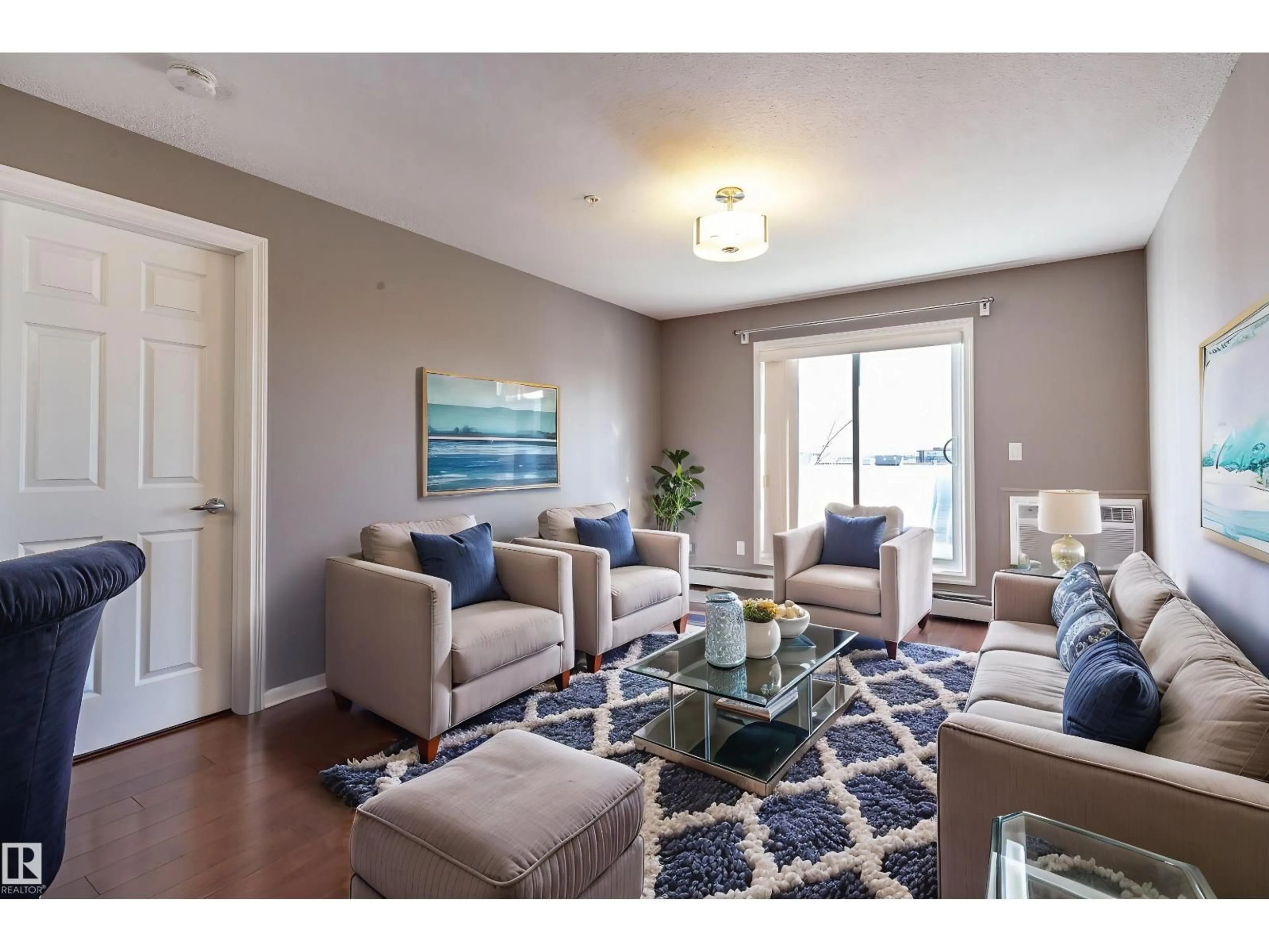 Living room with furniture, unknown for 307 - 2203 44 AV, Edmonton Alberta T6T0T1