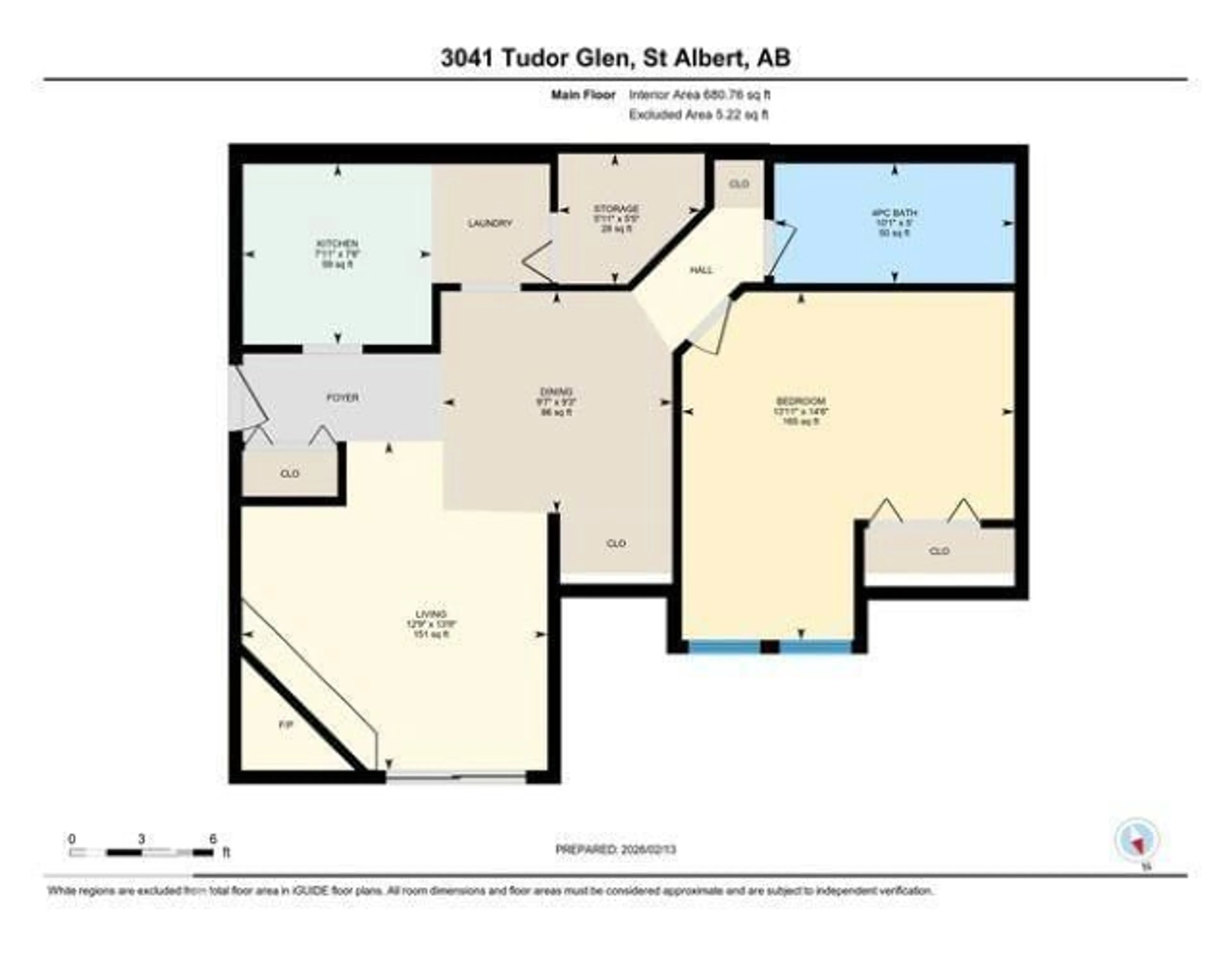 Floor plan for 3041 TUDOR GL, St. Albert Alberta T8N3V4