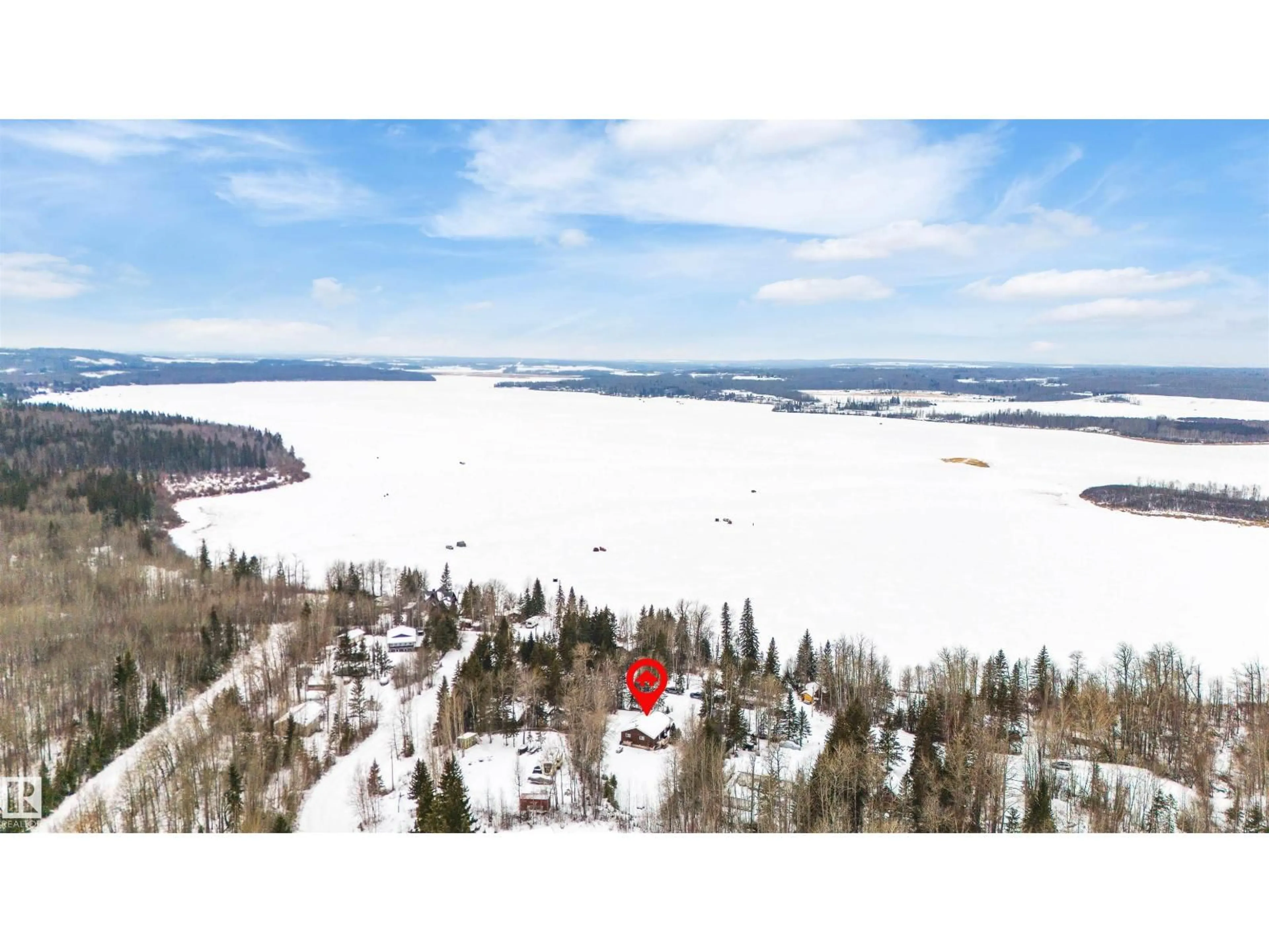 A pic from outside/outdoor area/front of a property/back of a property/a pic from drone, water/lake/river/ocean view for #11 - 6020 TWP ROAD 534, Rural Parkland County Alberta T0E0W0
