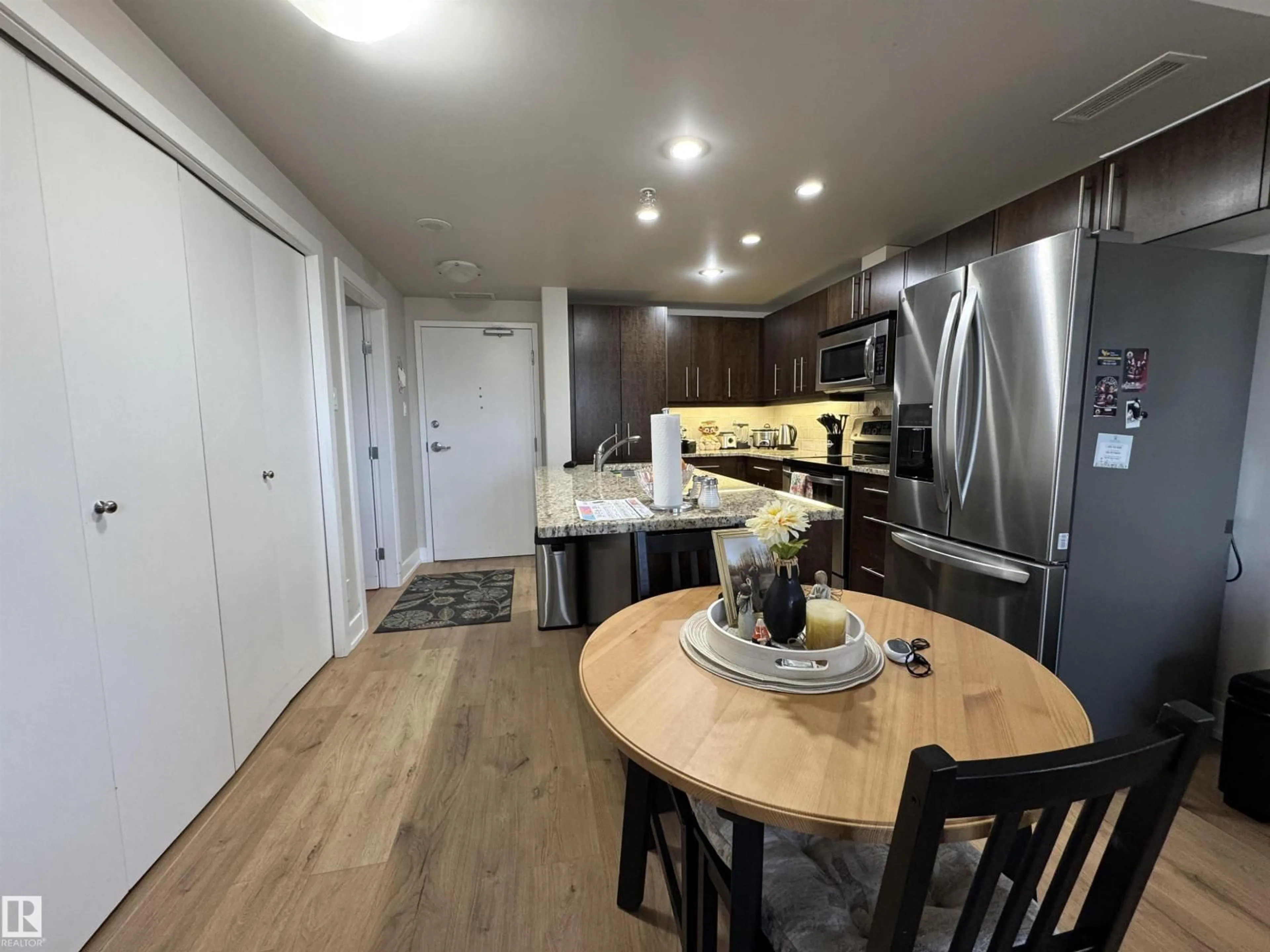 Open concept kitchen, unknown for #218 - 6608 28 AV, Edmonton Alberta T6J2R1