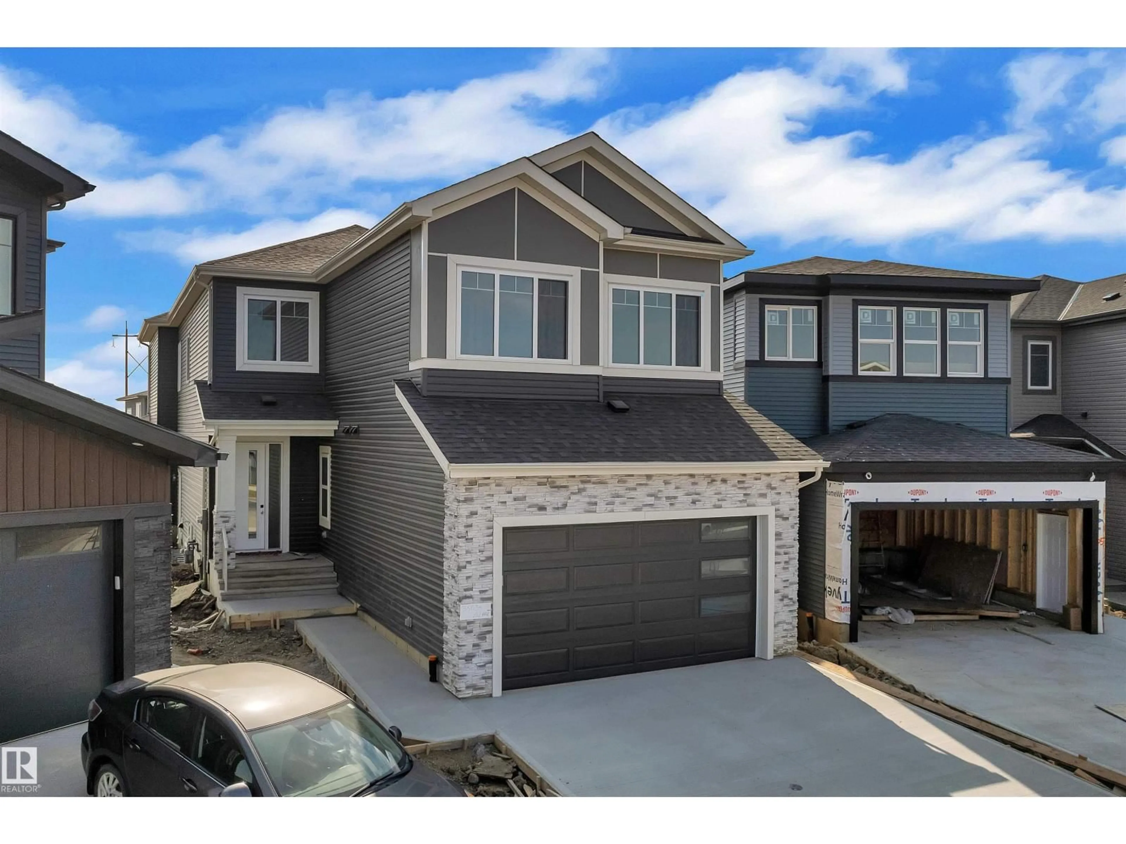 Home with brick exterior material, street for 3503 42 AV, Beaumont Alberta T4X3G4