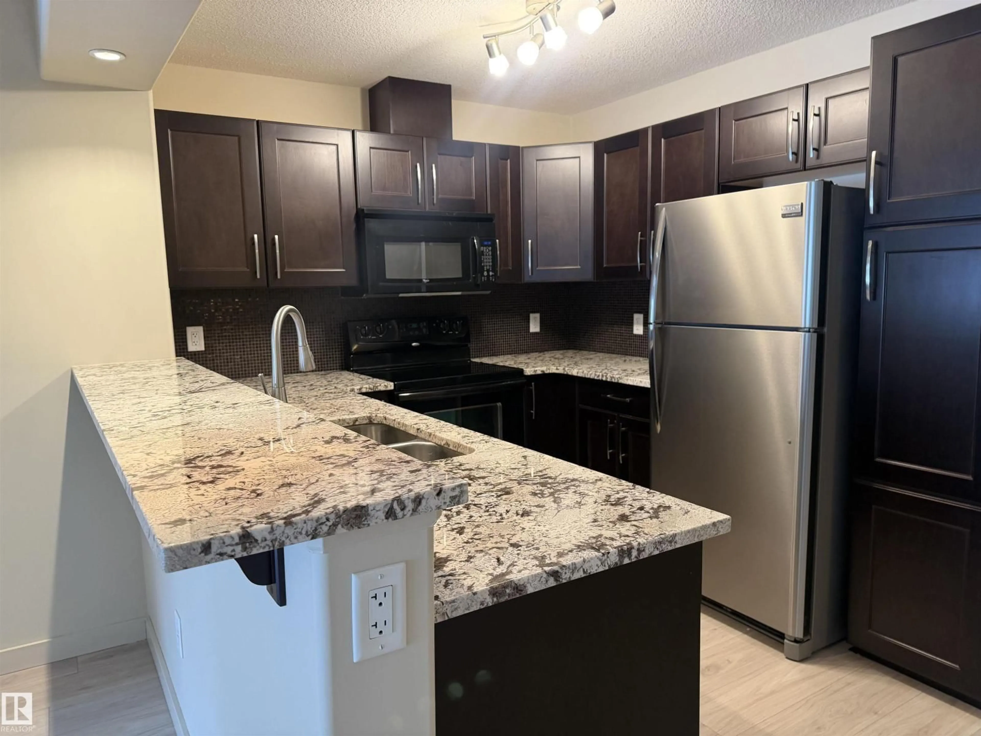 Standard kitchen, ceramic/tile floor for #145 - 11505 ELLERSLIE RD, Edmonton Alberta T6W2A9