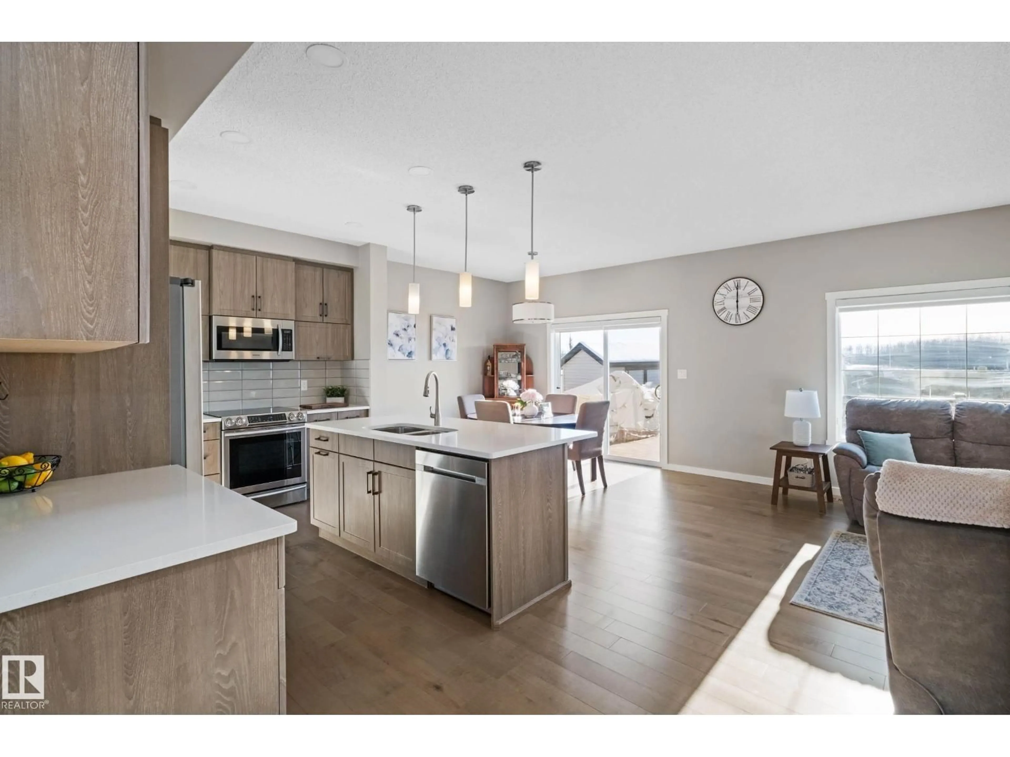 Open concept kitchen, unknown for 3904 5 ST, Edmonton Alberta T6T2G4