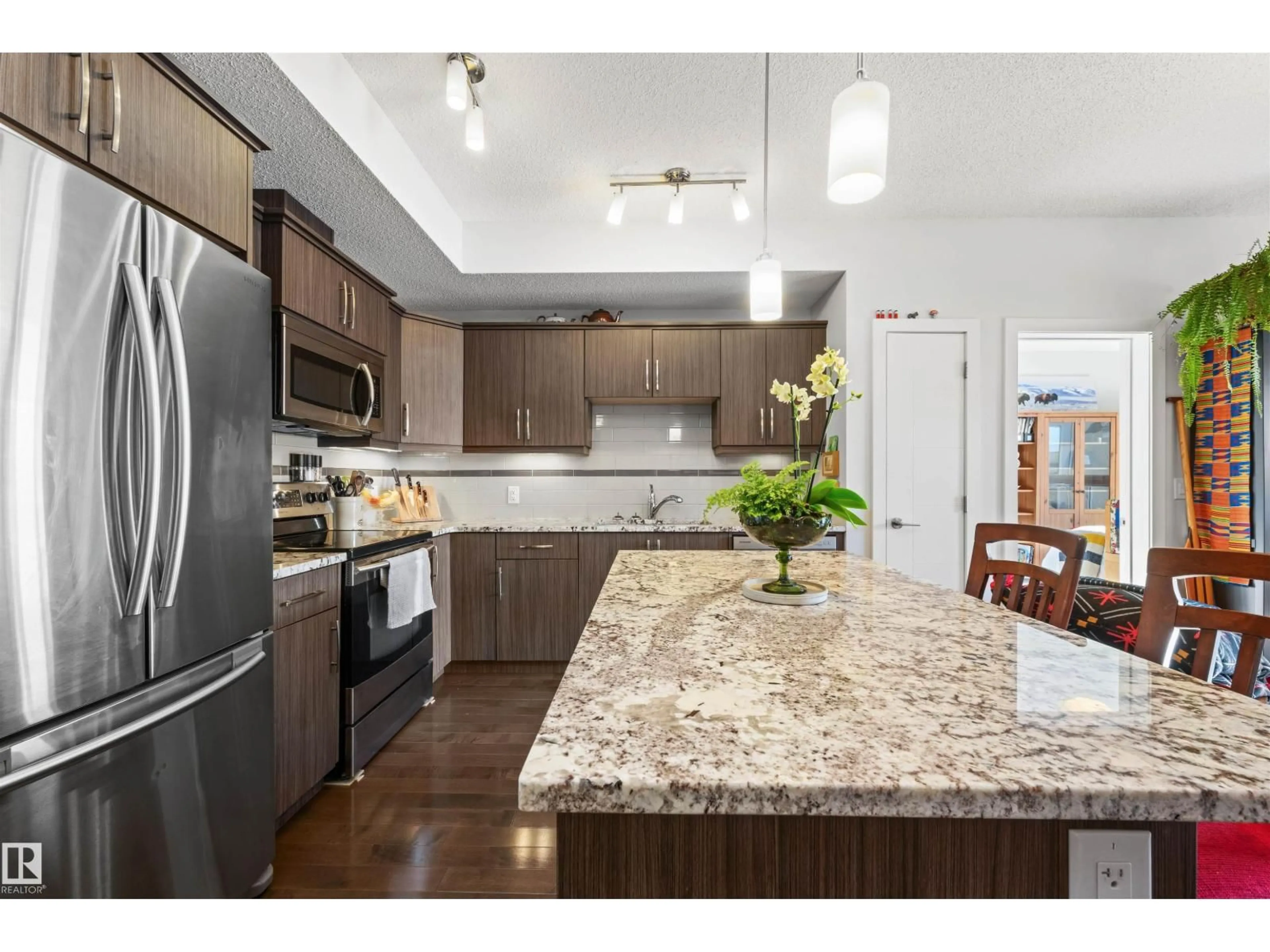 Open concept kitchen, unknown for #402 - 10523 123 ST, Edmonton Alberta T5N1N9