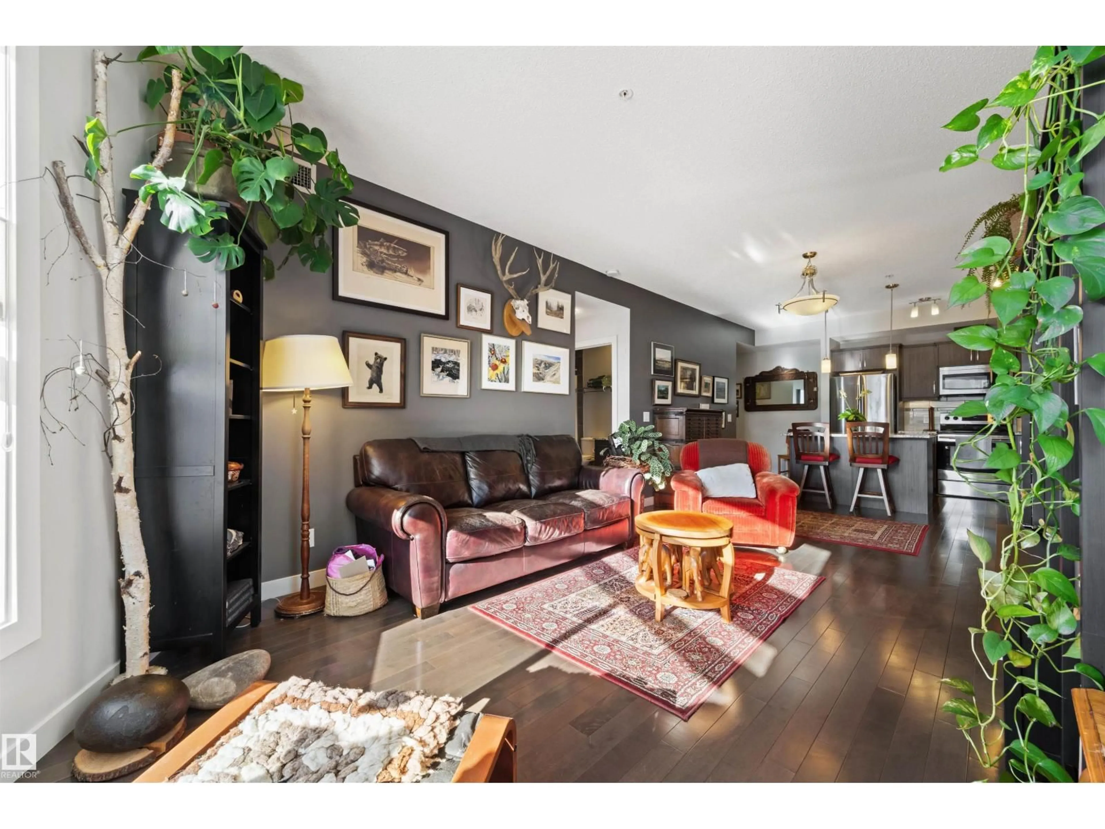 Living room with furniture, unknown for #402 - 10523 123 ST, Edmonton Alberta T5N1N9