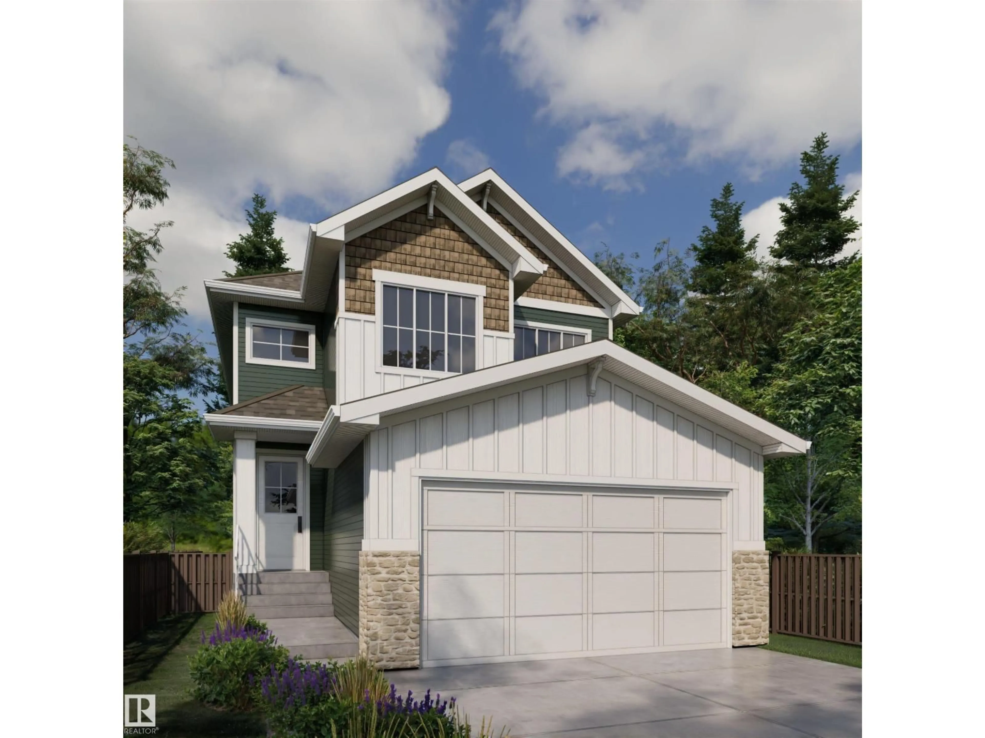 Home with vinyl exterior material, street for 198 REDWING WD, St. Albert Alberta T8N7X4