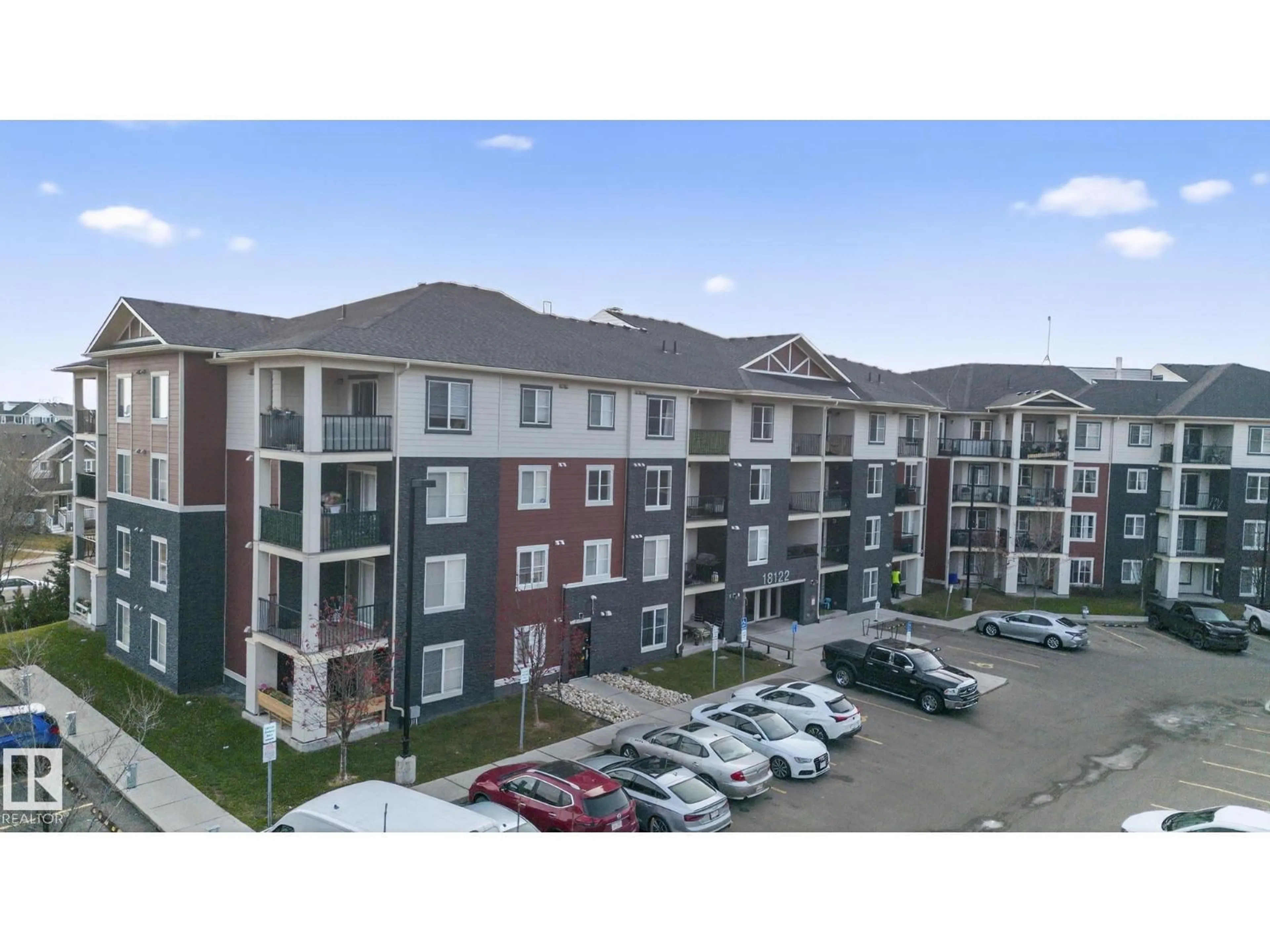A pic from outside/outdoor area/front of a property/back of a property/a pic from drone, unknown for #310 - 18122 77 ST, Edmonton Alberta T5Z0N7
