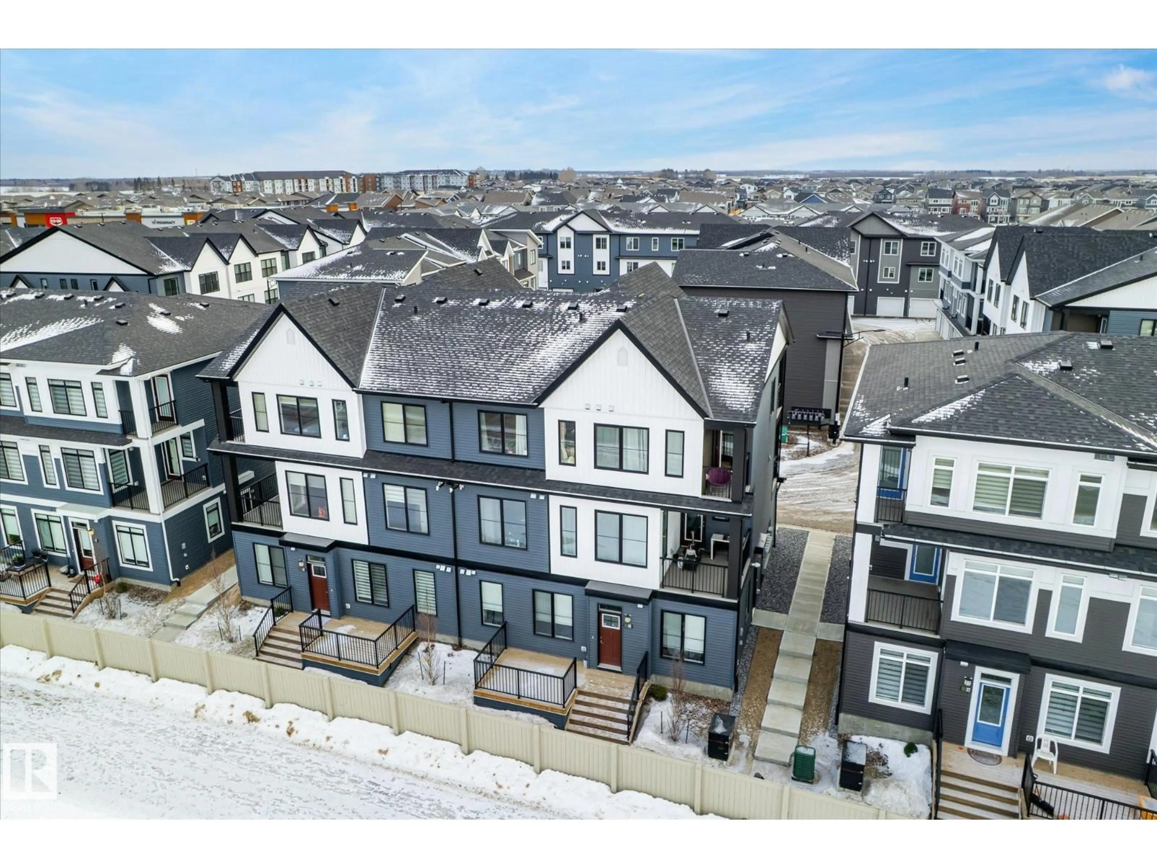 A pic from outside/outdoor area/front of a property/back of a property/a pic from drone, unknown for #42 - 6905 25 AV, Edmonton Alberta T6X3B7