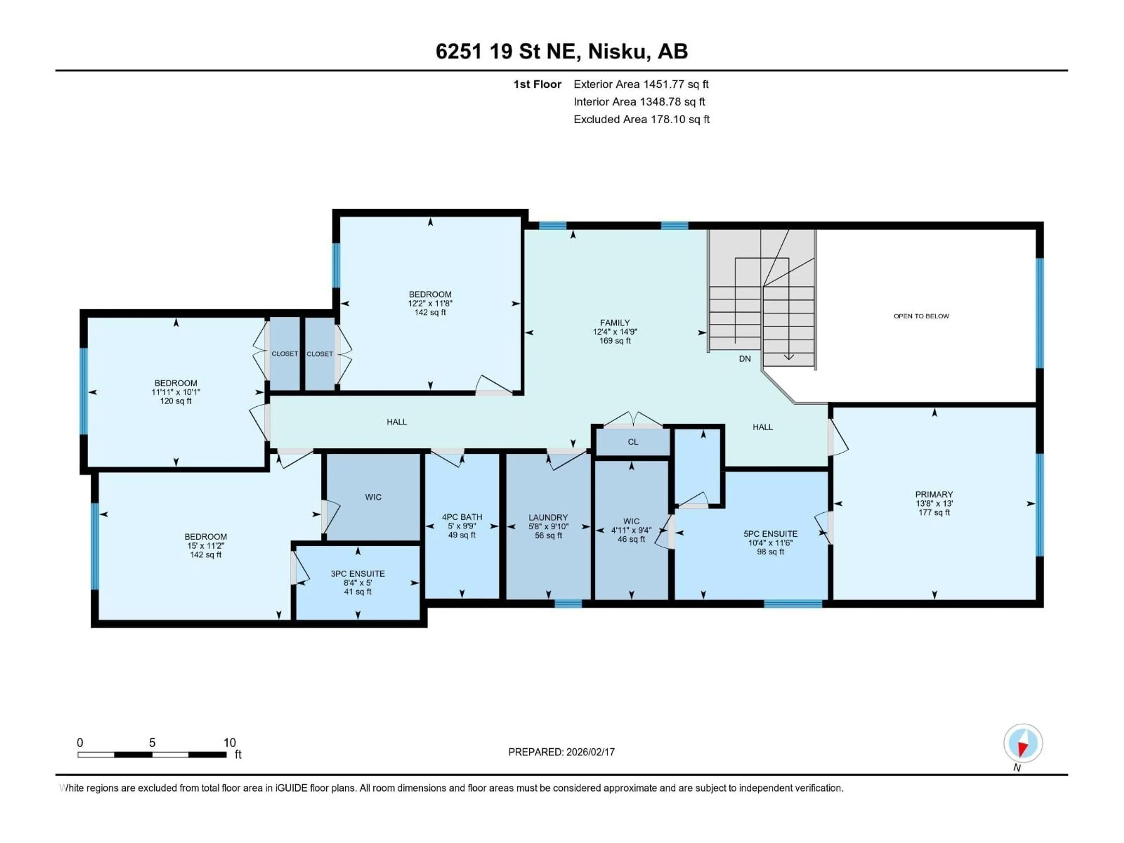 Floor plan for NE - 6251 19 ST, Rural Leduc County Alberta T4X3C8