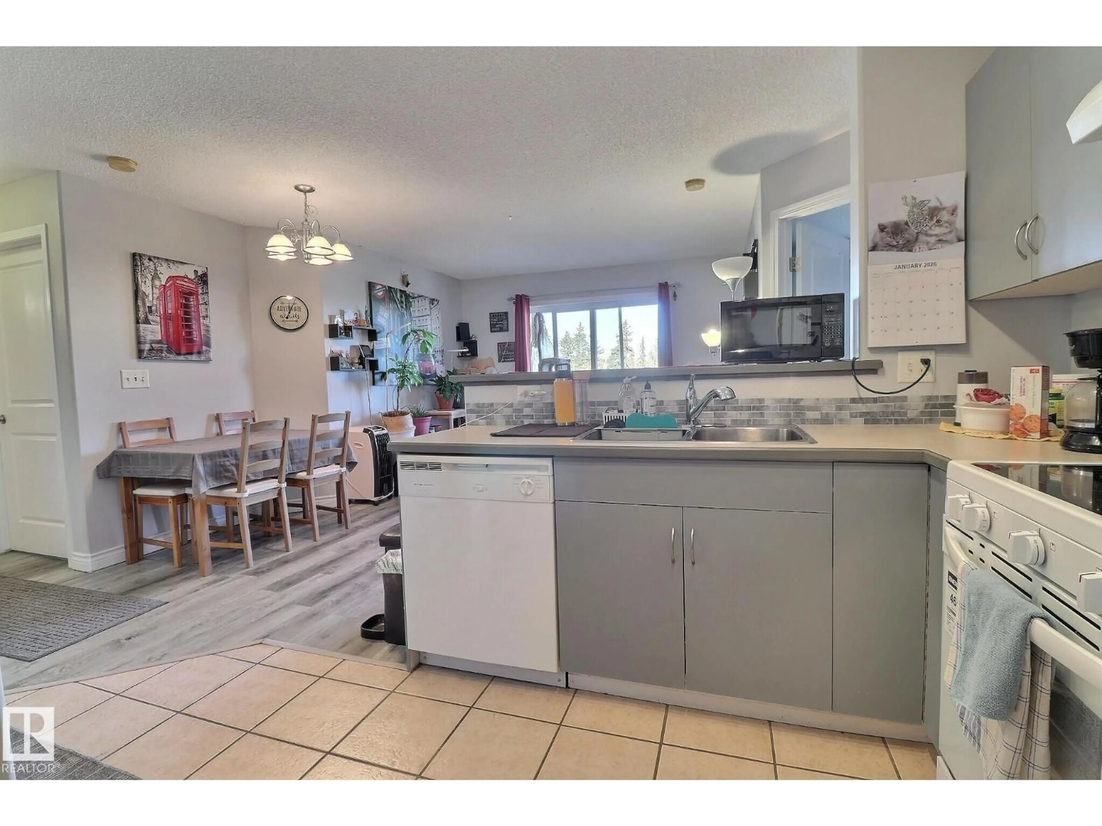 Open concept kitchen, unknown for #416 - 14708 50 ST, Edmonton Alberta T5A5B7