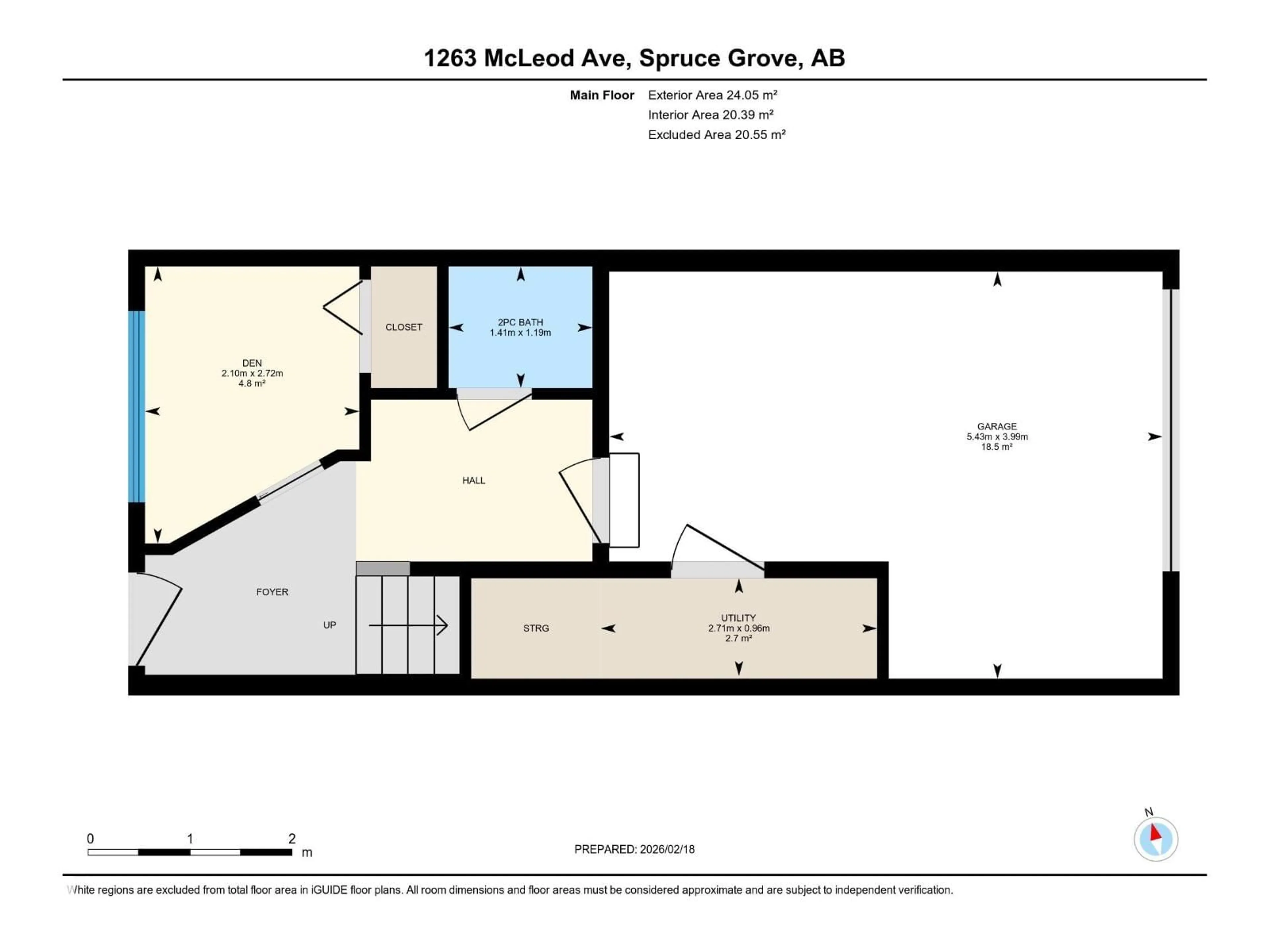 Floor plan for 1263 MCLEOD AV, Spruce Grove Alberta T7X2Y4
