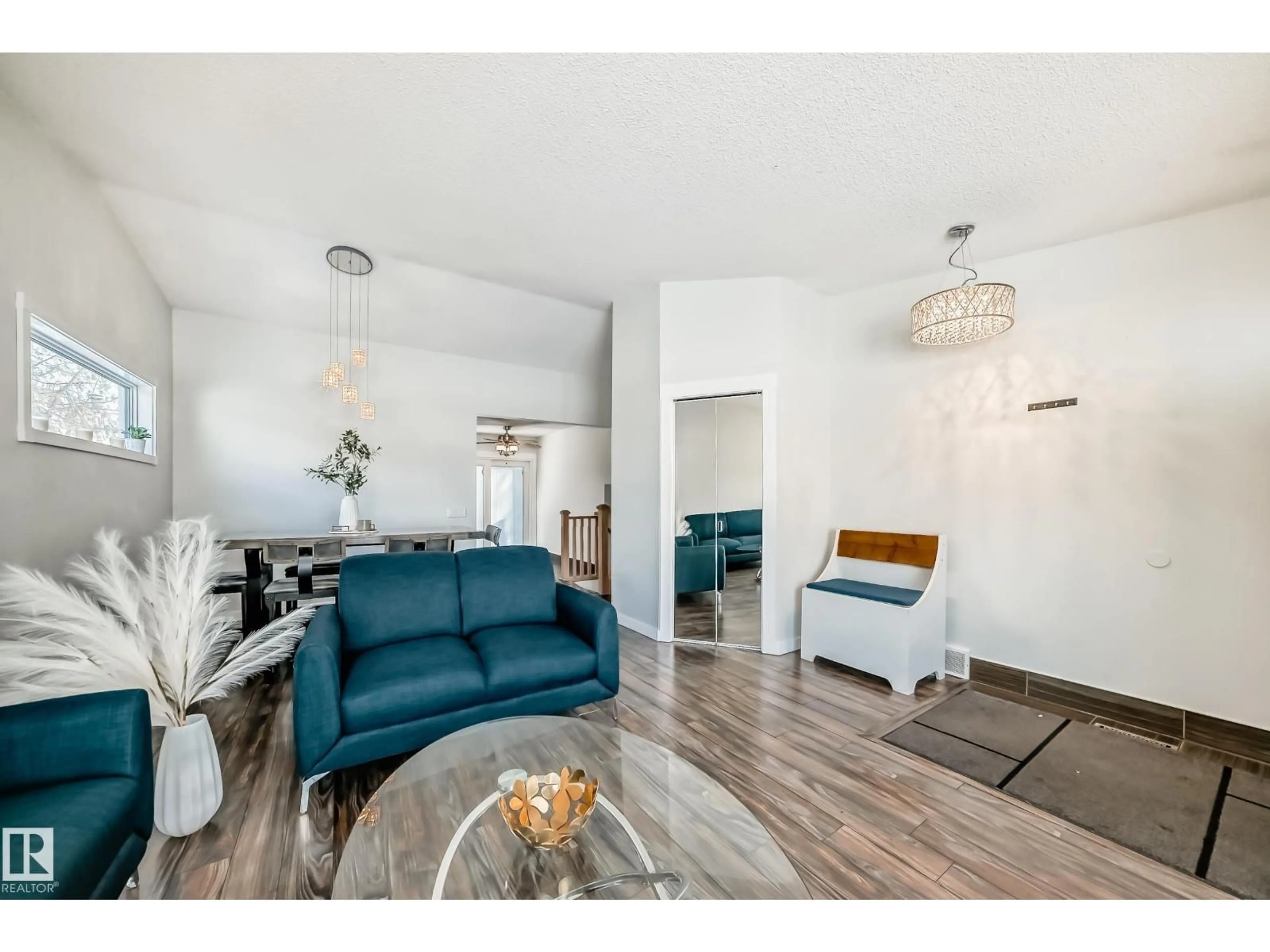 Living room with furniture, unknown for NW - 7011 190B ST, Edmonton Alberta T5T5Z6