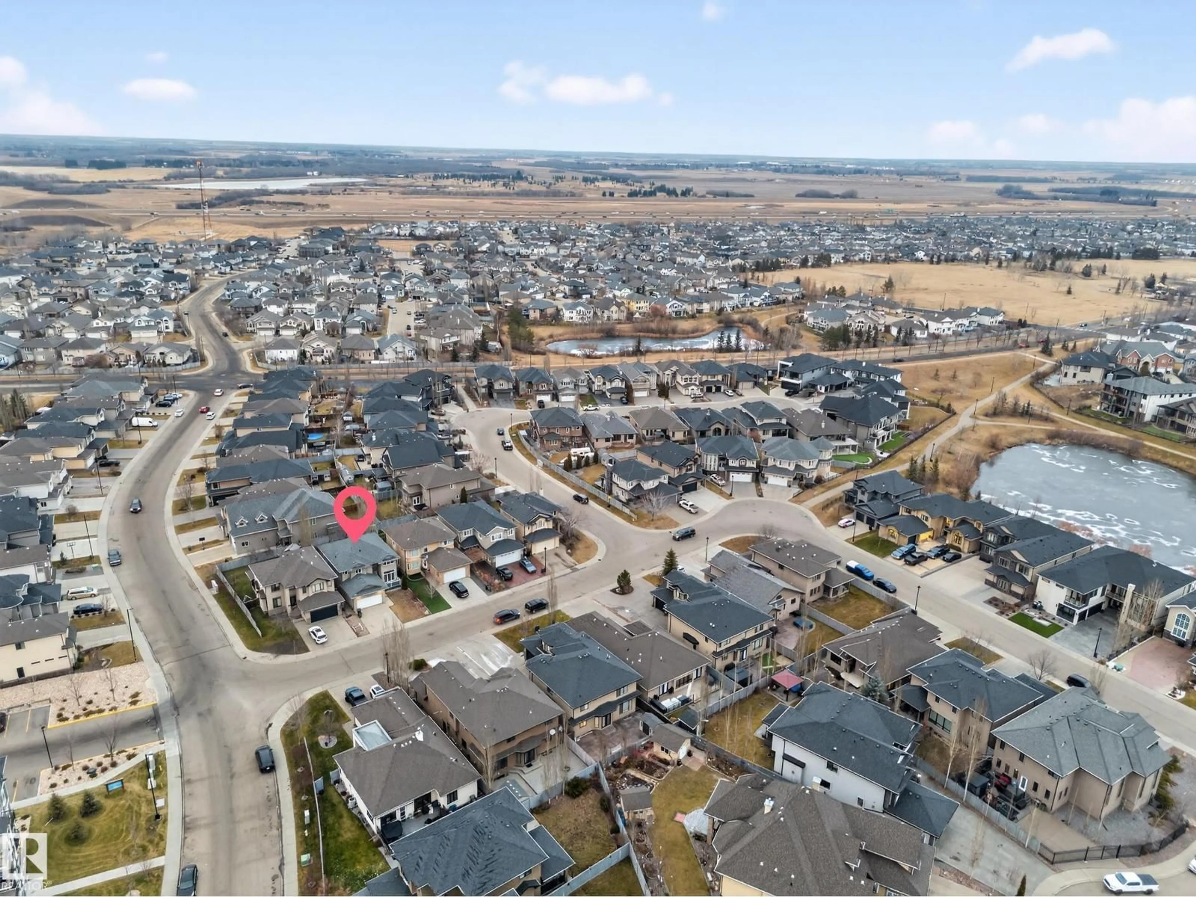 A pic from outside/outdoor area/front of a property/back of a property/a pic from drone, street for NW - 10916 175 AV, Edmonton Alberta T5Y0B7