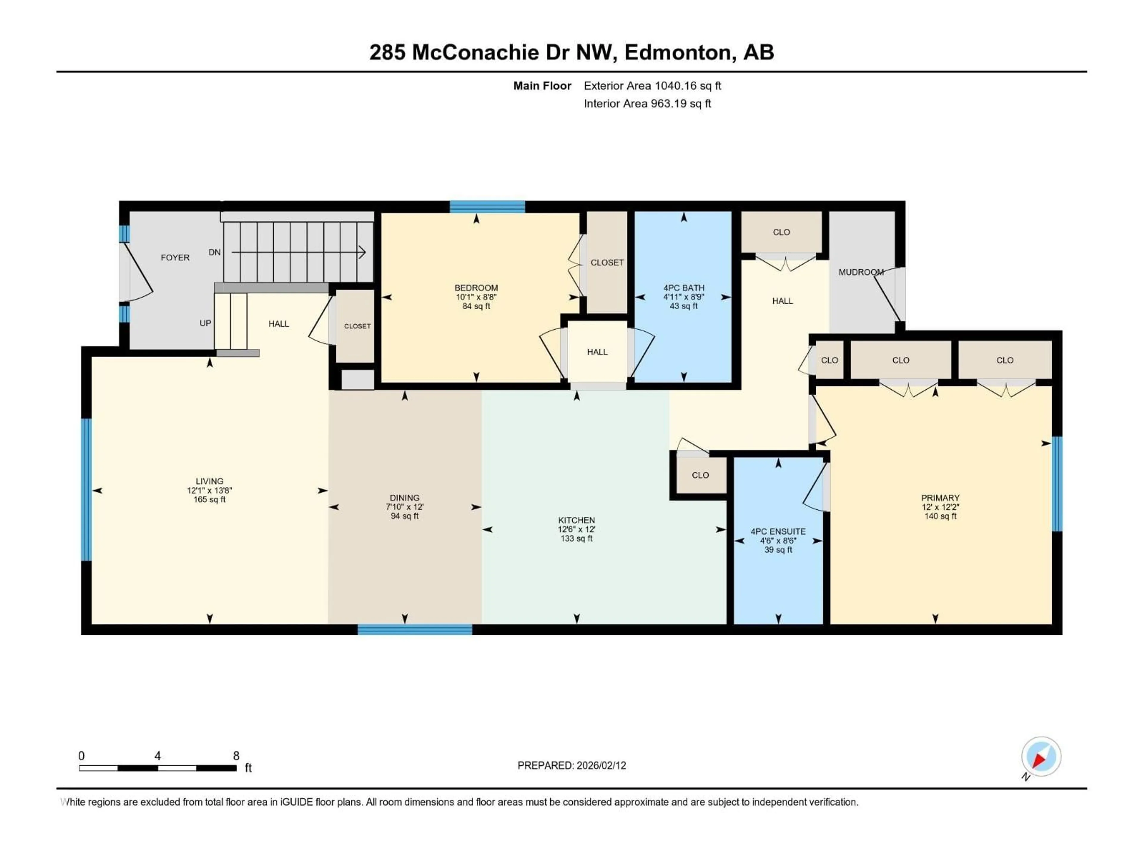 Floor plan for 285 MCCONACHIE DR, Edmonton Alberta T5Y0M7