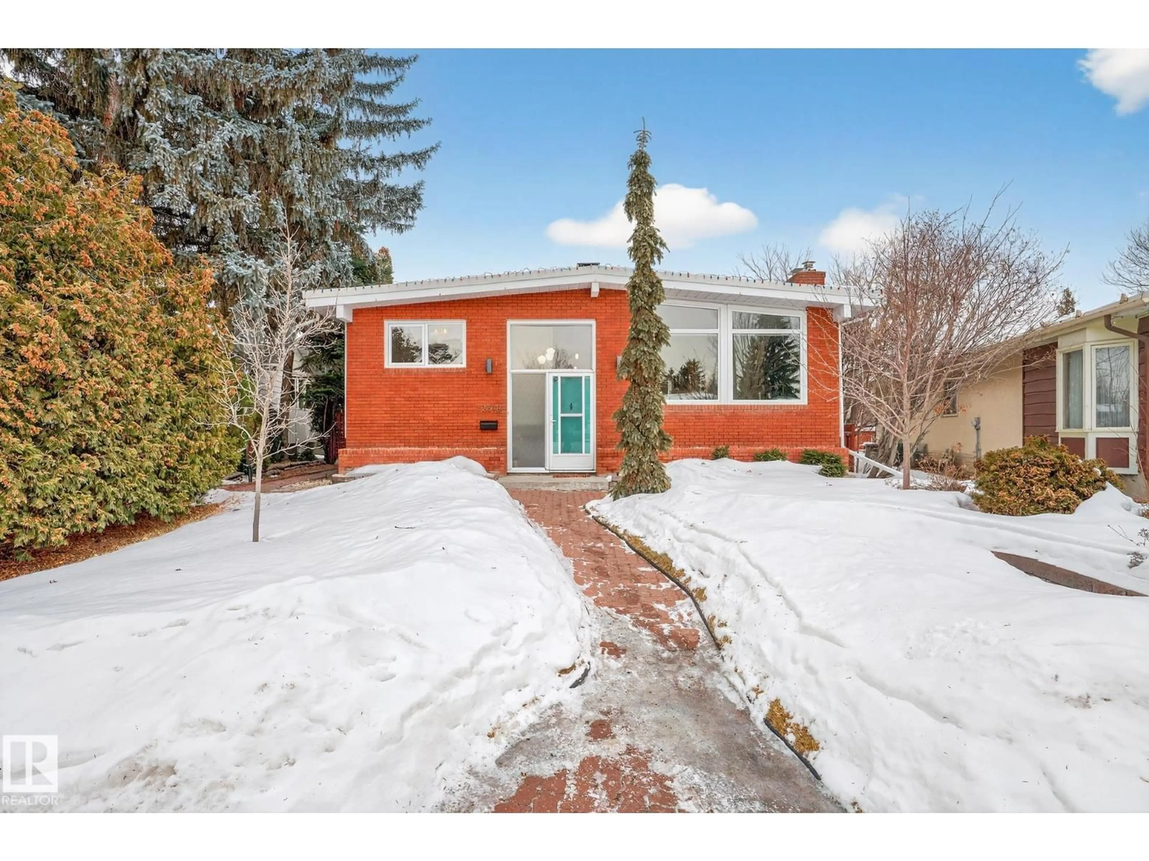 Home with brick exterior material, street for NW - 12516 52A AV, Edmonton Alberta T6H0R1