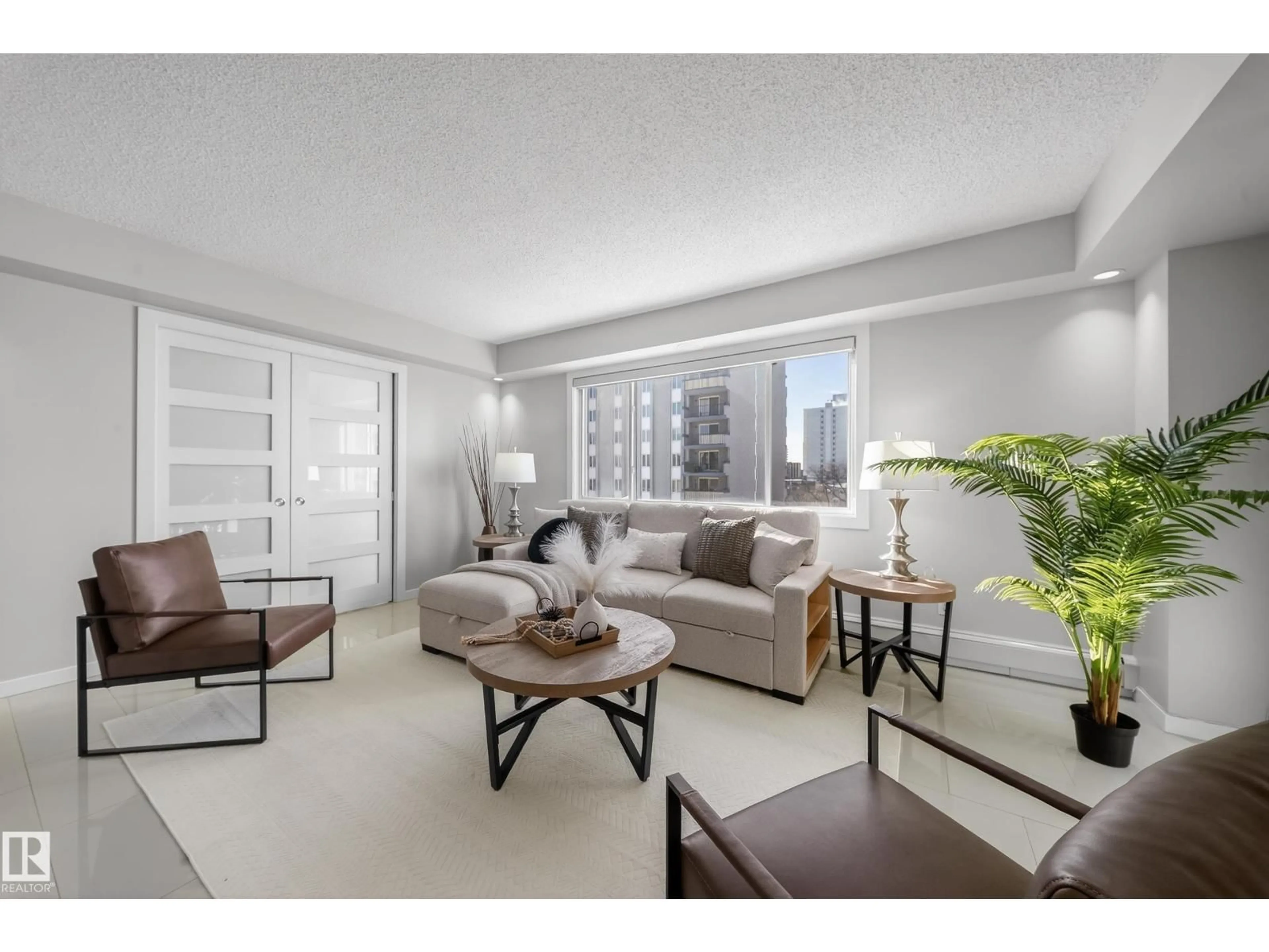 Living room with furniture, unknown for #504 - 10140 115 ST, Edmonton Alberta T5K1T5