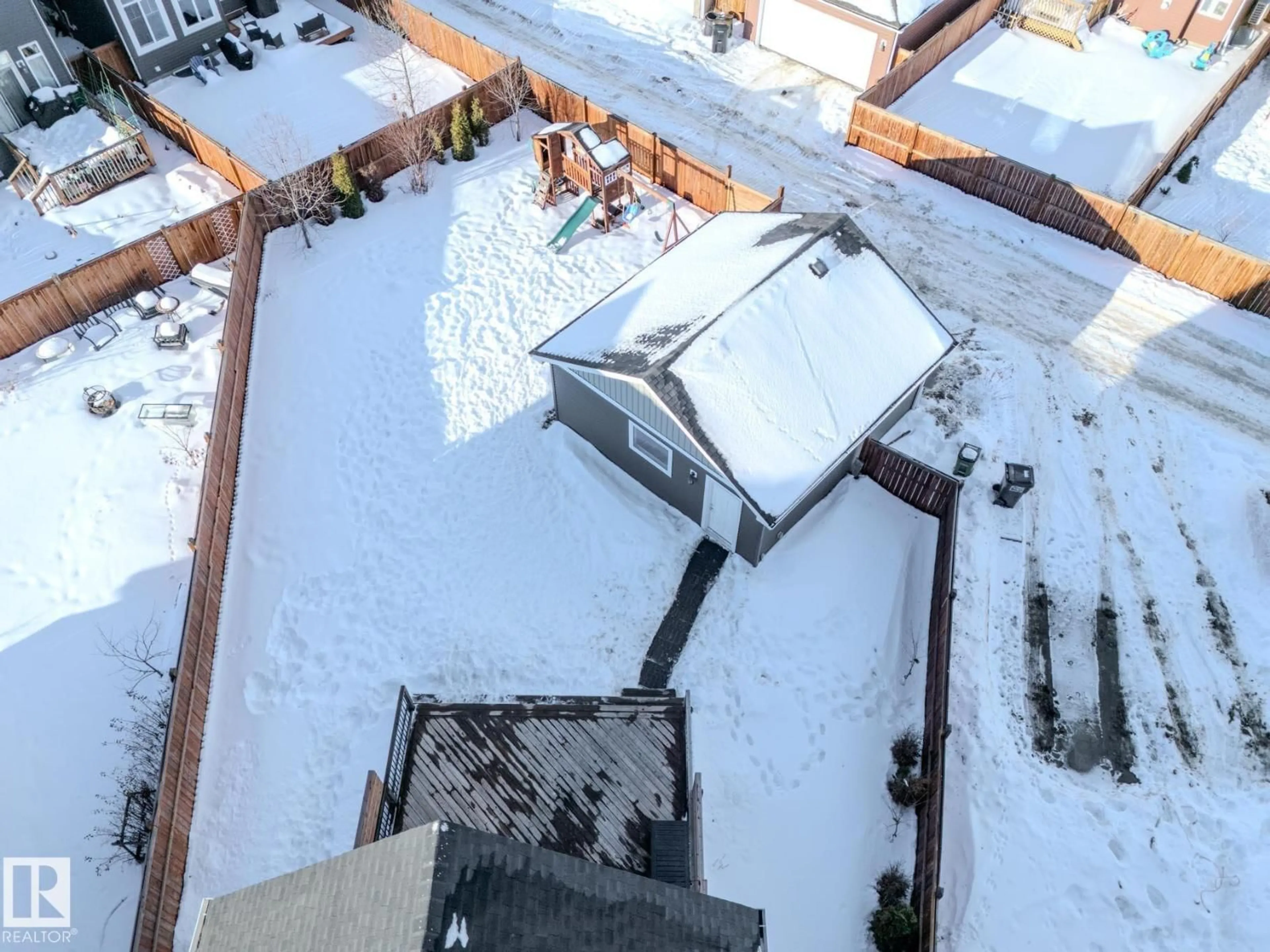 A pic from outside/outdoor area/front of a property/back of a property/a pic from drone, city buildings view from balcony for 16752 15 AV, Edmonton Alberta T6W3R6