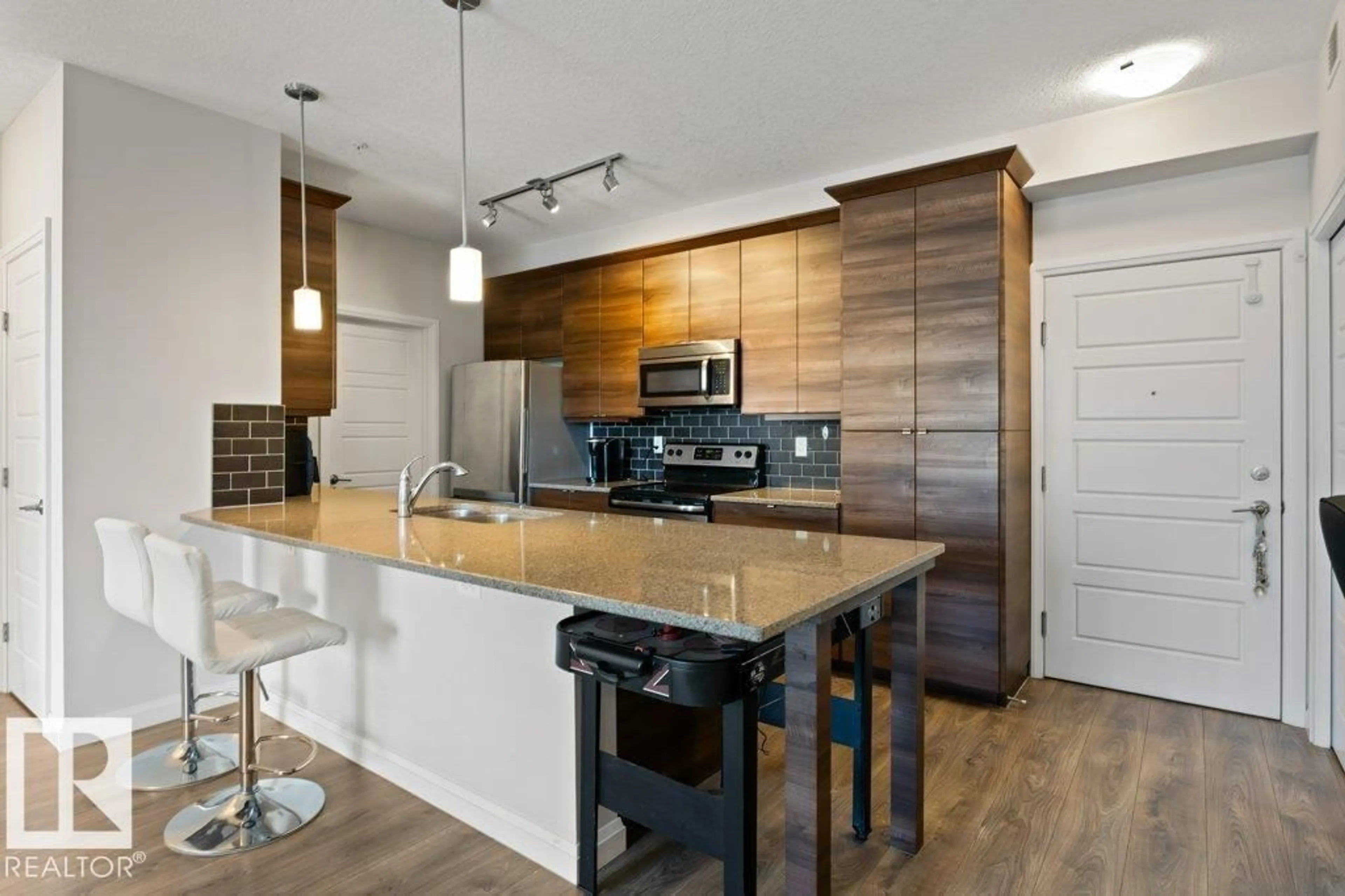 Open concept kitchen, unknown for #216 - 2588 ANDERSON WY, Edmonton Alberta T6W0R2