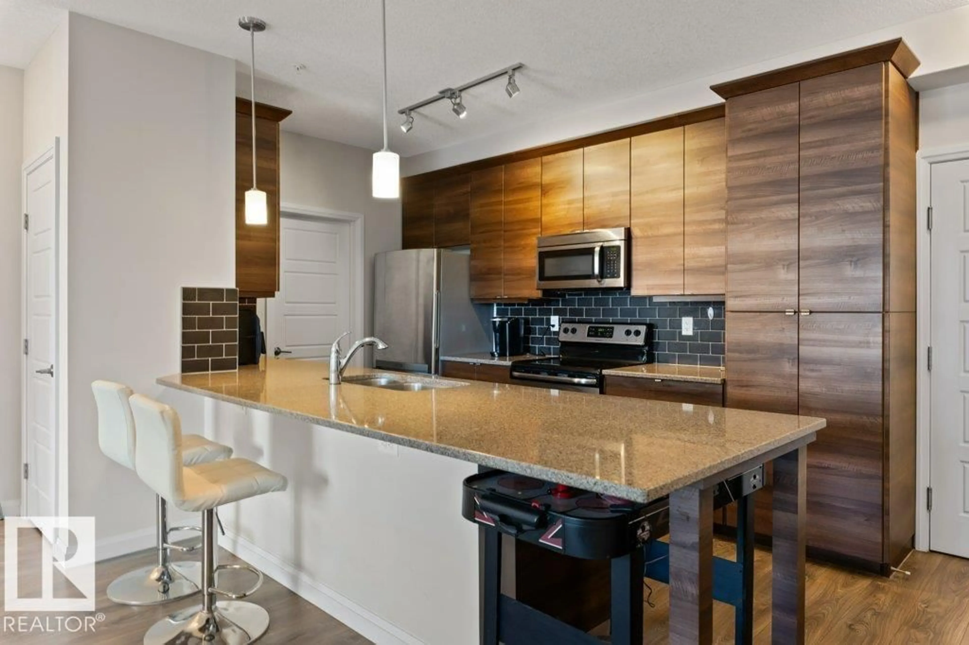 Open concept kitchen, unknown for #216 - 2588 ANDERSON WY, Edmonton Alberta T6W0R2