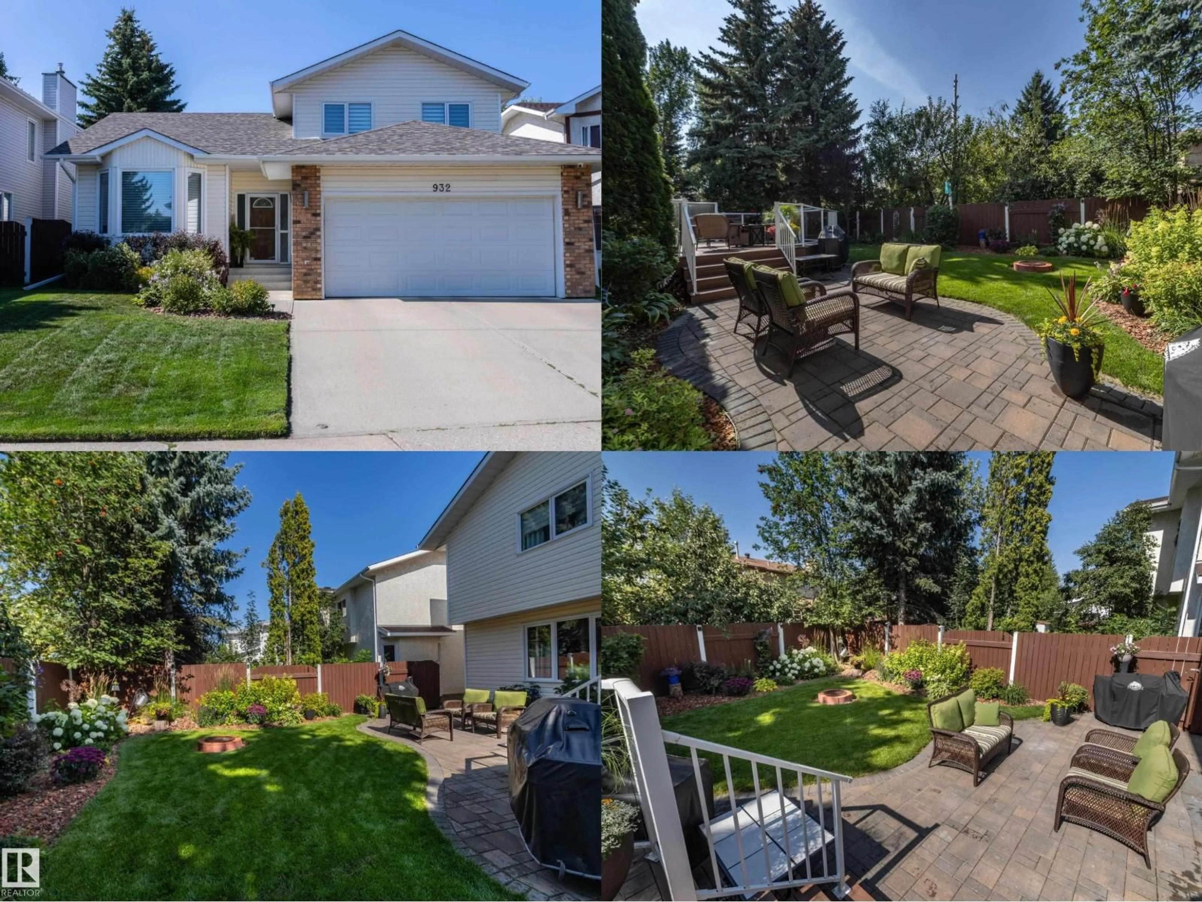 A pic from outside/outdoor area/front of a property/back of a property/a pic from drone, street for 932 110A ST, Edmonton Alberta T6J6N1