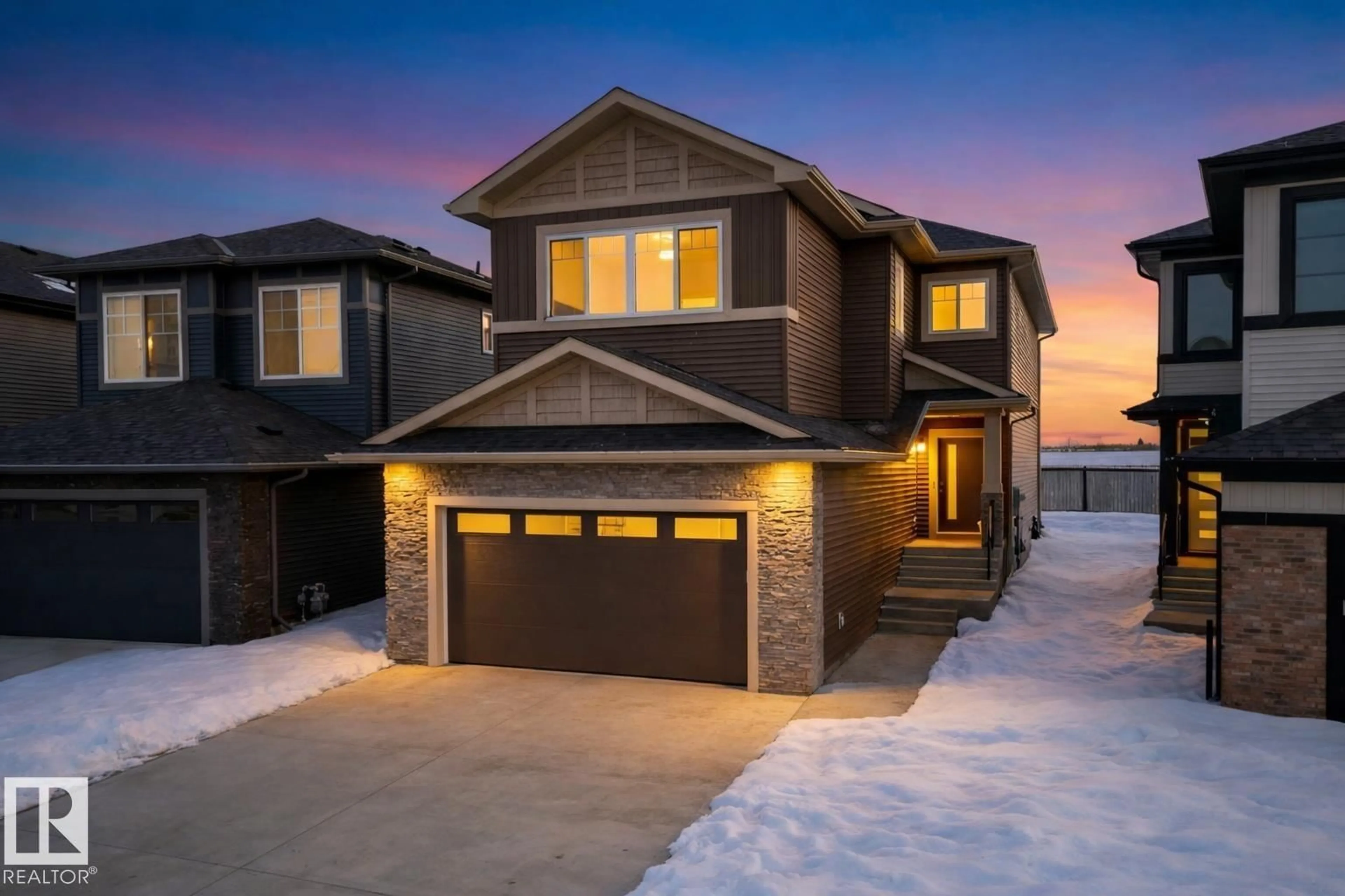 Home with brick exterior material, street for 9615 89A ST, Morinville Alberta T8R2R6