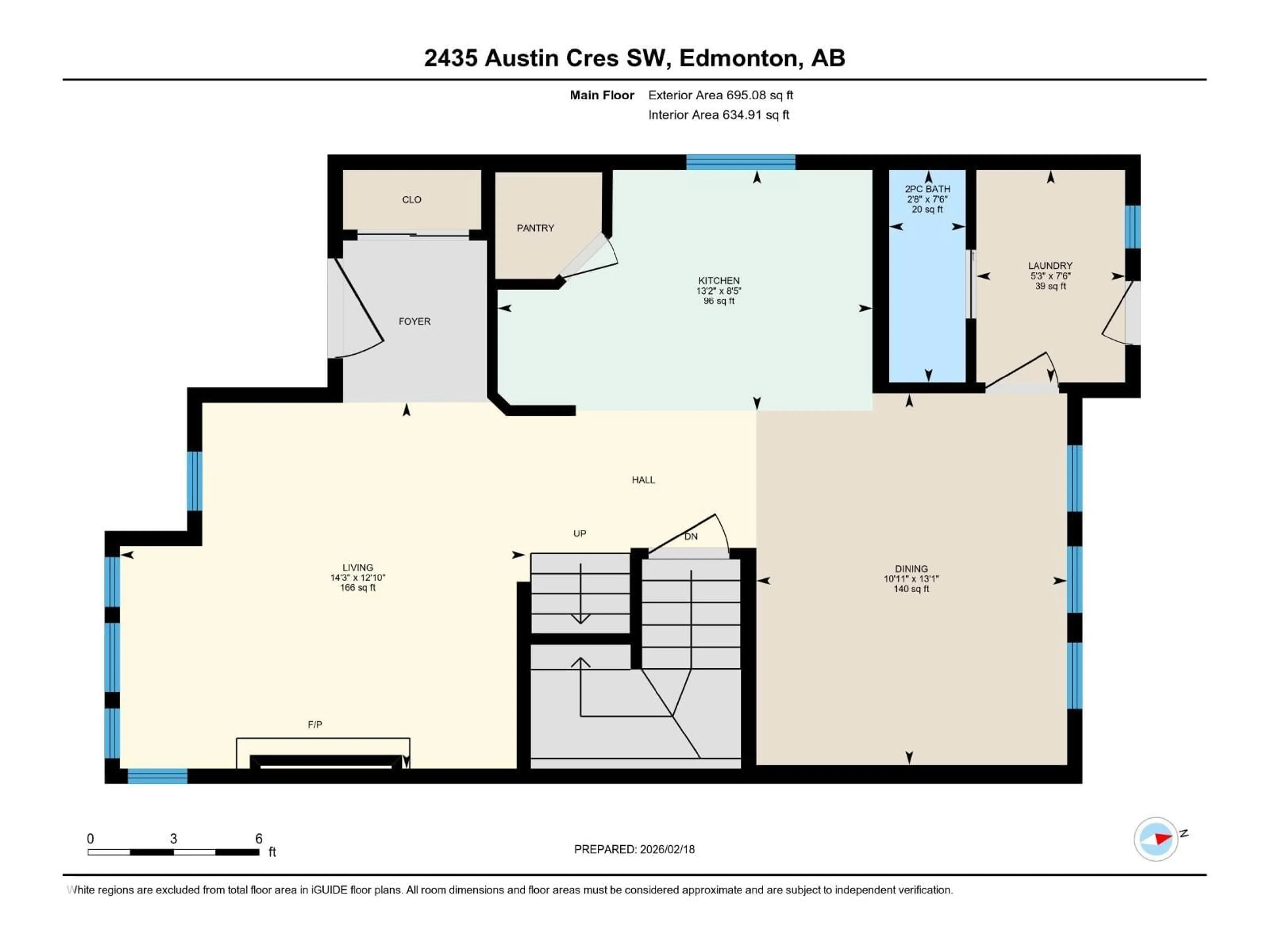 Floor plan for SW - 2435 AUSTIN CR, Edmonton Alberta T6W0L3