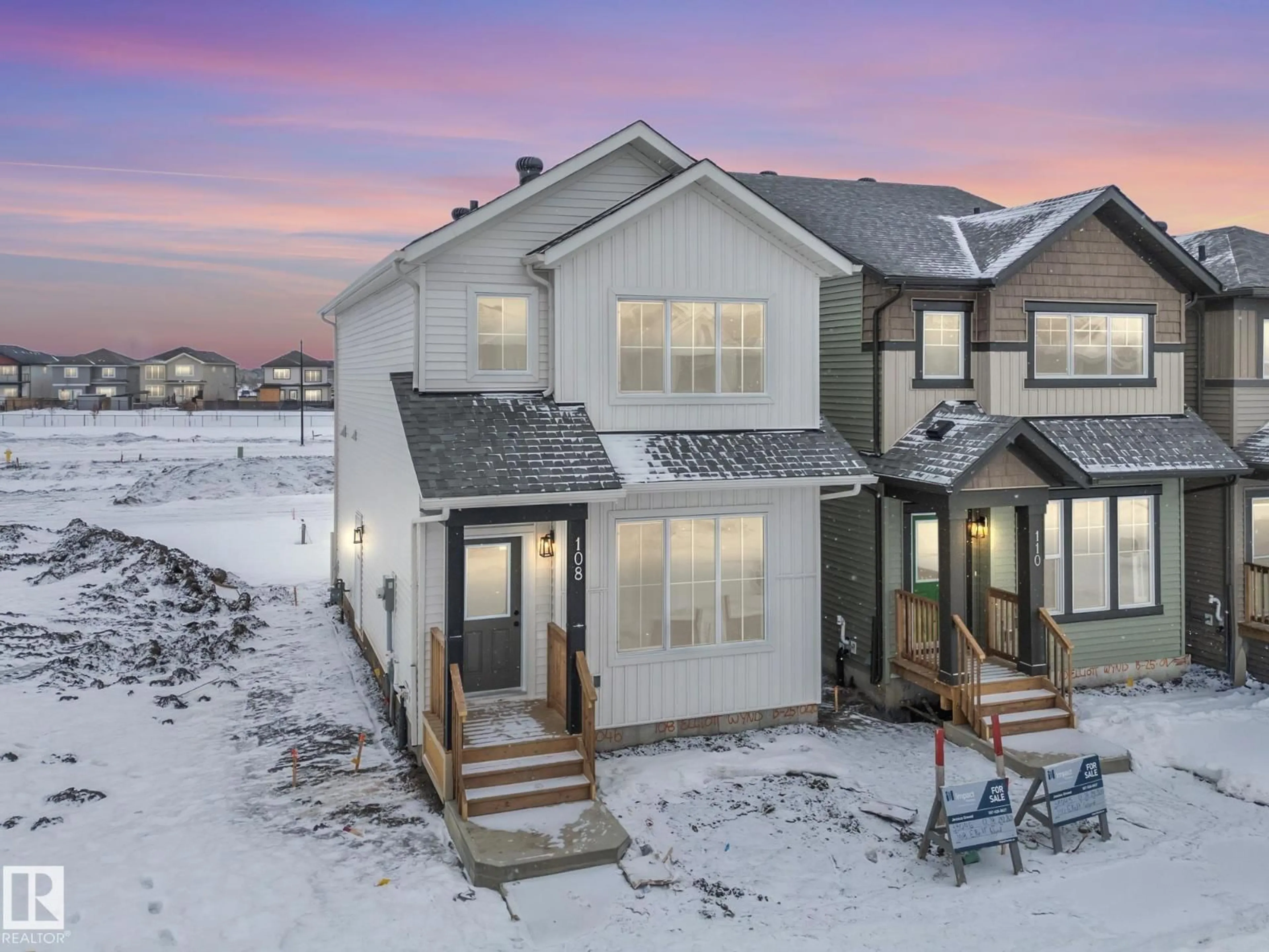 A pic from outside/outdoor area/front of a property/back of a property/a pic from drone, unknown for 108 ELLIOTT WD, Fort Saskatchewan Alberta T8L1R8