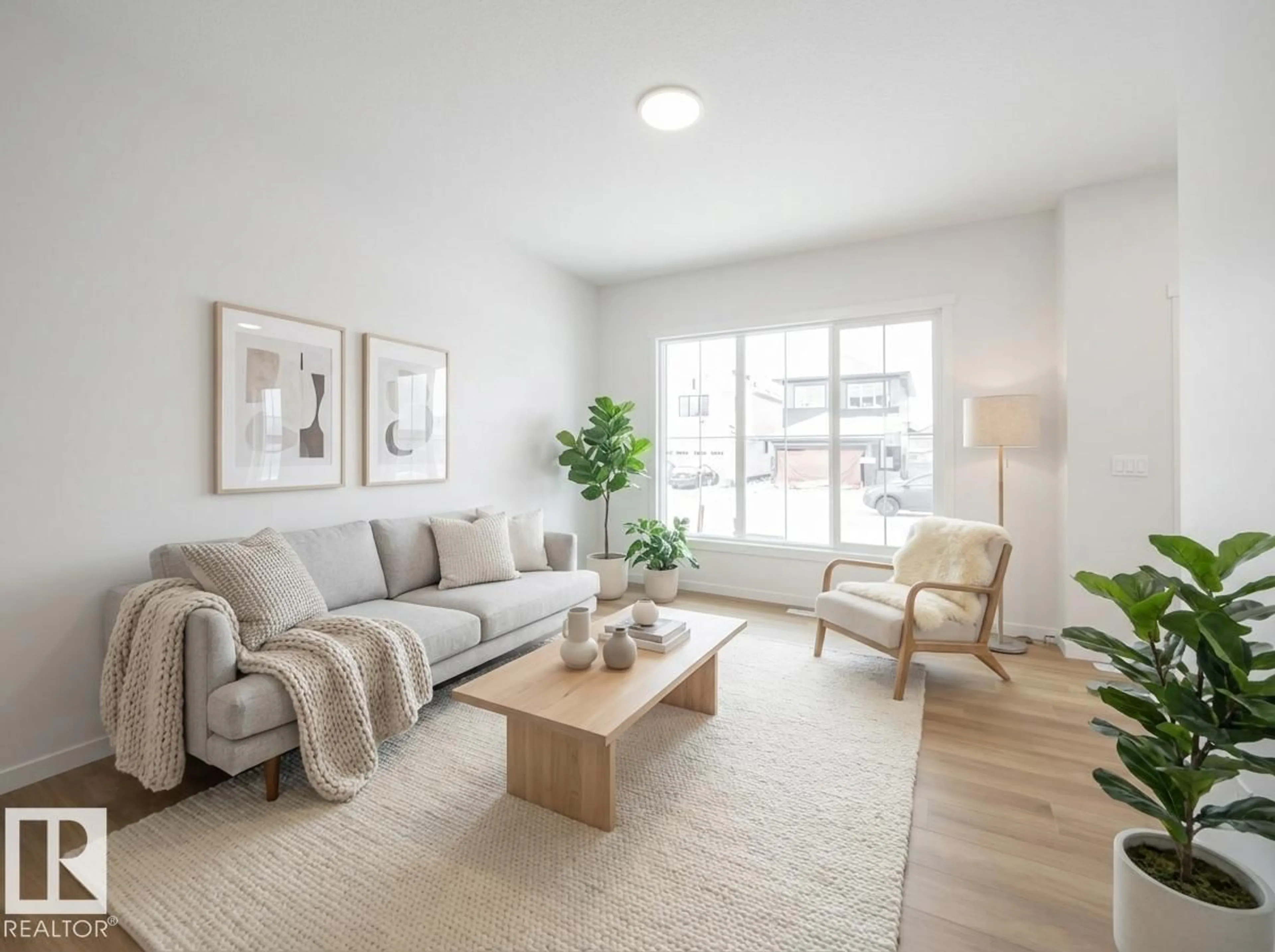 Living room with furniture, unknown for 108 ELLIOTT WD, Fort Saskatchewan Alberta T8L1R8