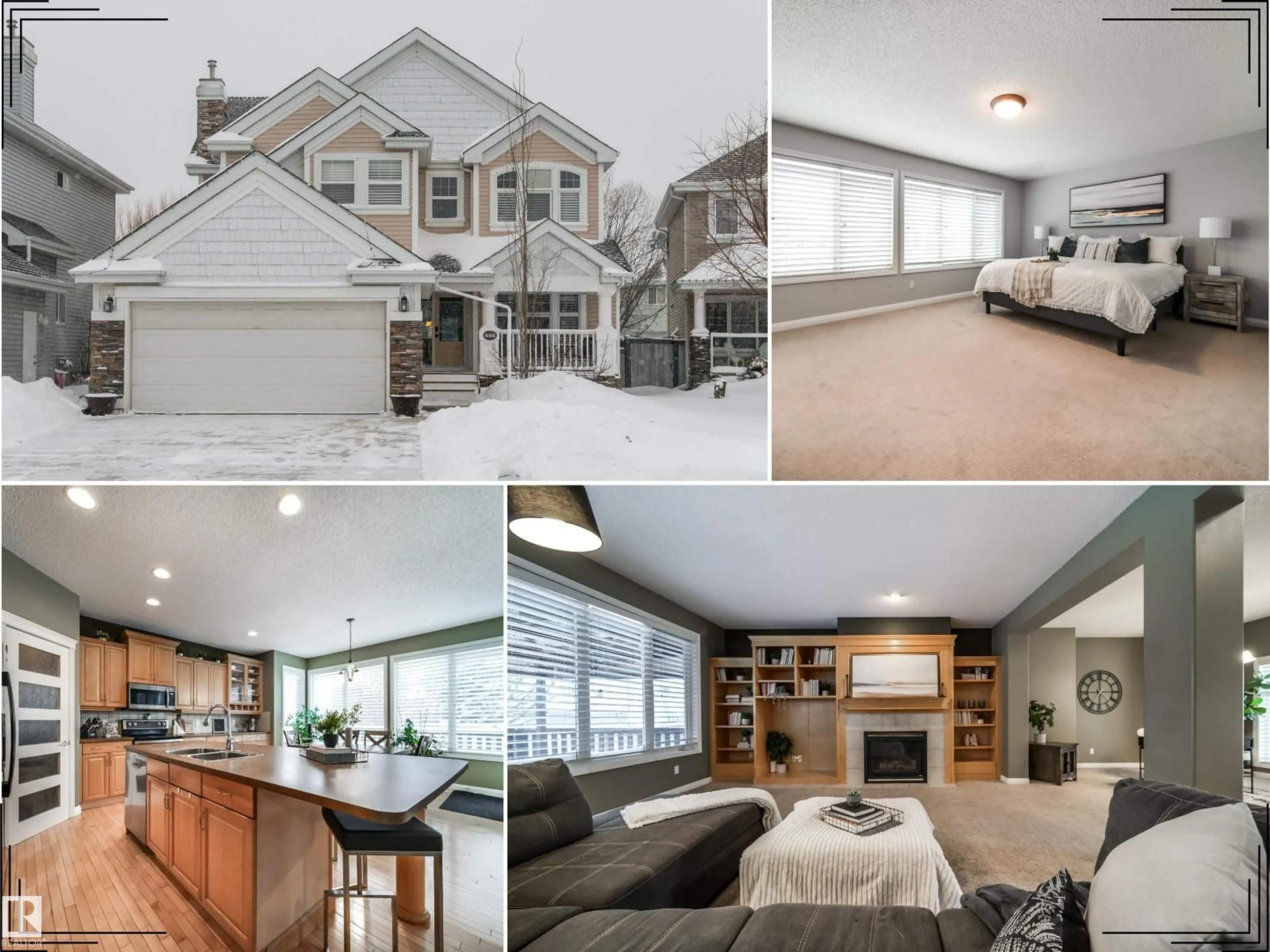 Open concept kitchen, unknown for 446 SPARLING CO, Edmonton Alberta T6X1G9