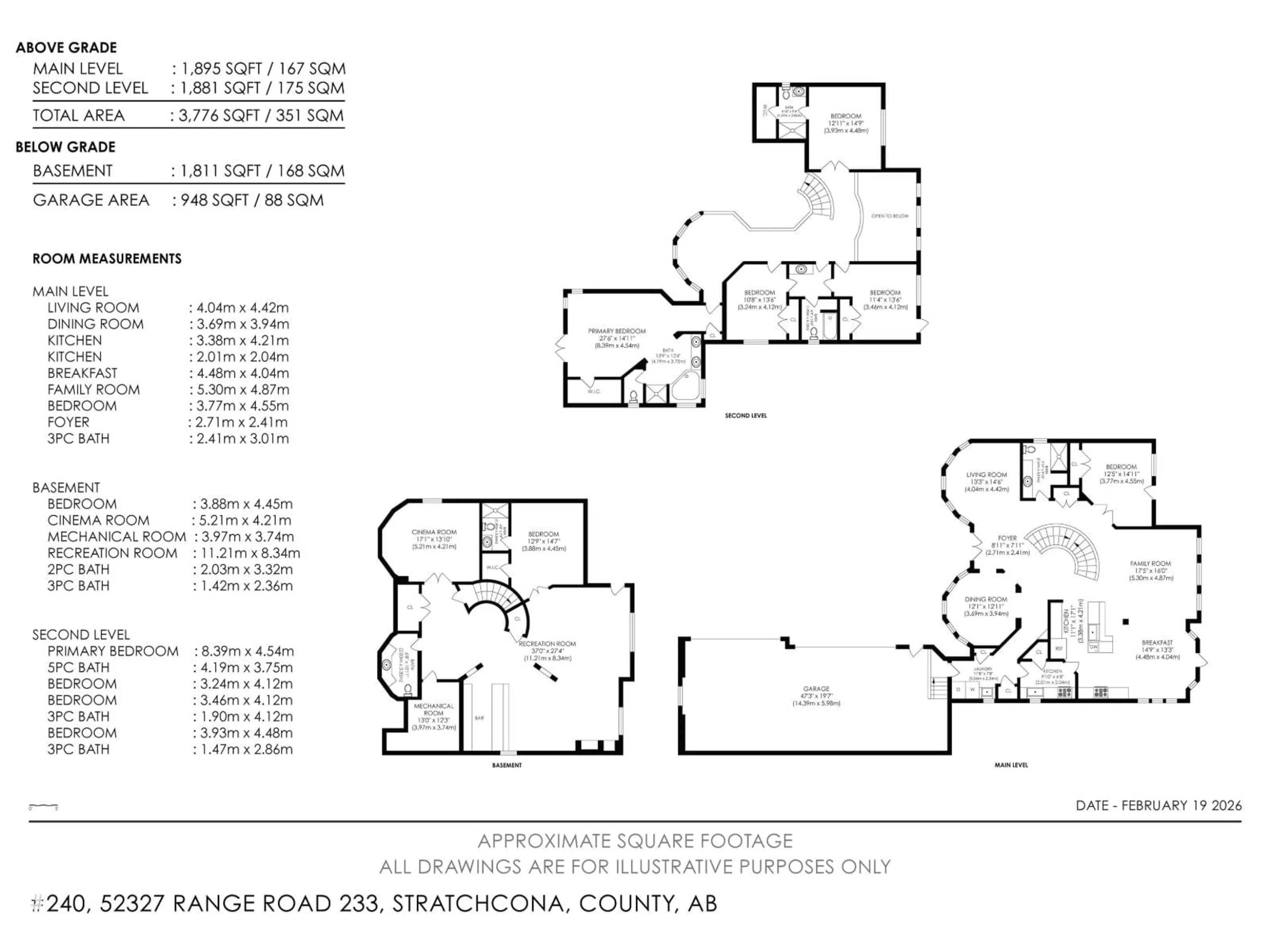 Floor plan for 52327 - 240 RGE ROAD 233, Rural Strathcona County Alberta T8B1C6