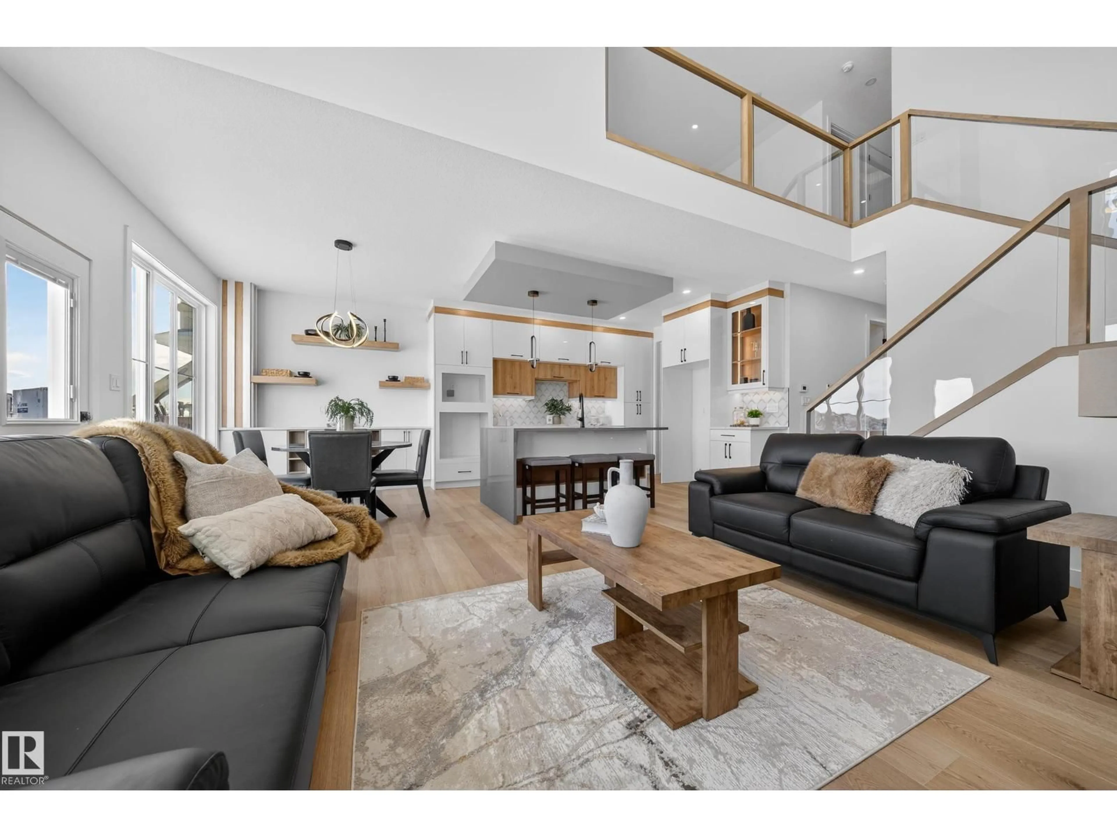 Open concept kitchen, unknown for 214 CRYSTAL CREEK DRIVE, Leduc Alberta T9E0X6