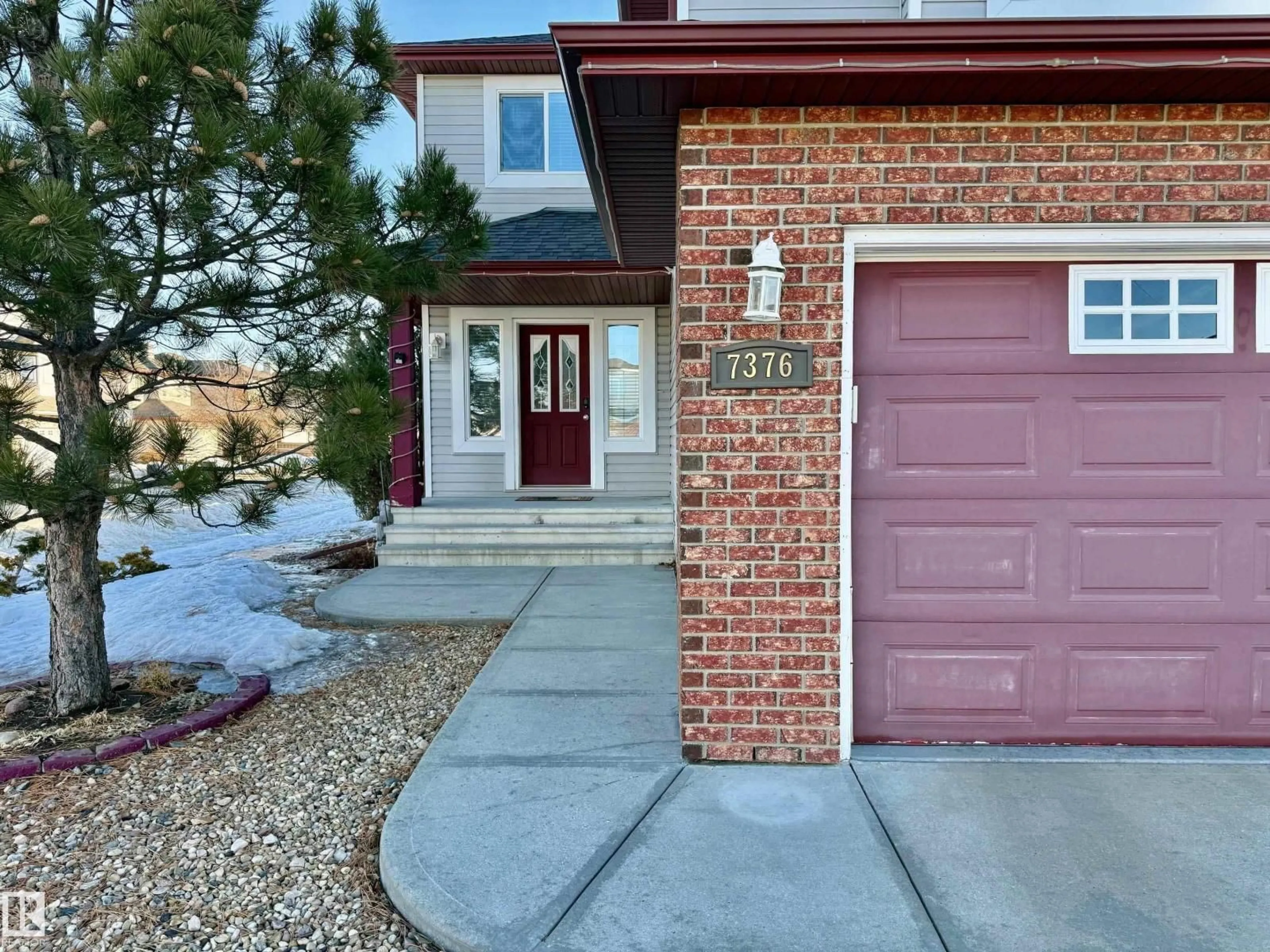 Home with brick exterior material, street for 7376 SINGER WY, Edmonton Alberta T6R3S1