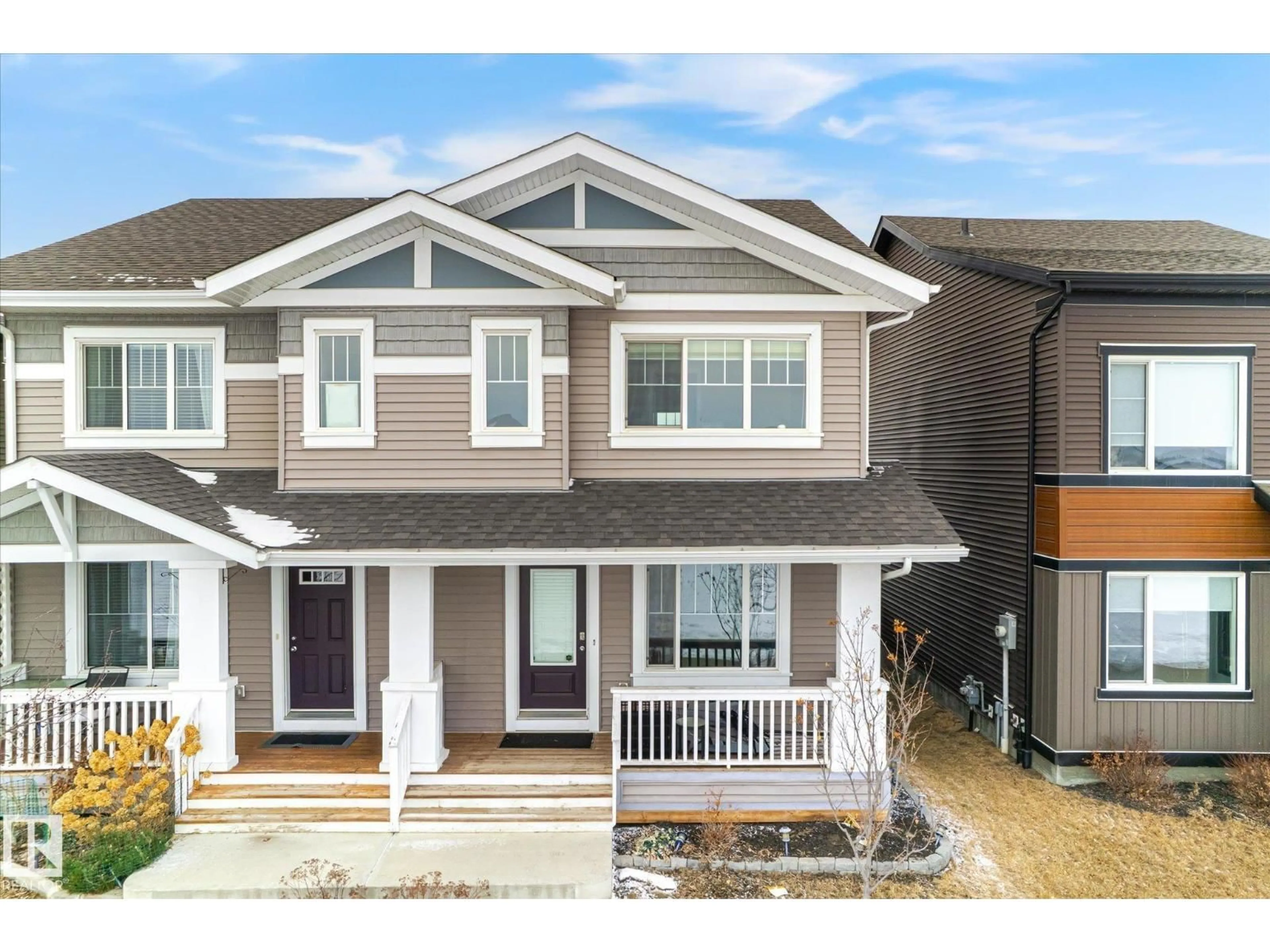 Home with vinyl exterior material, street for 2241 PRICE LN, Edmonton Alberta T6W3V9